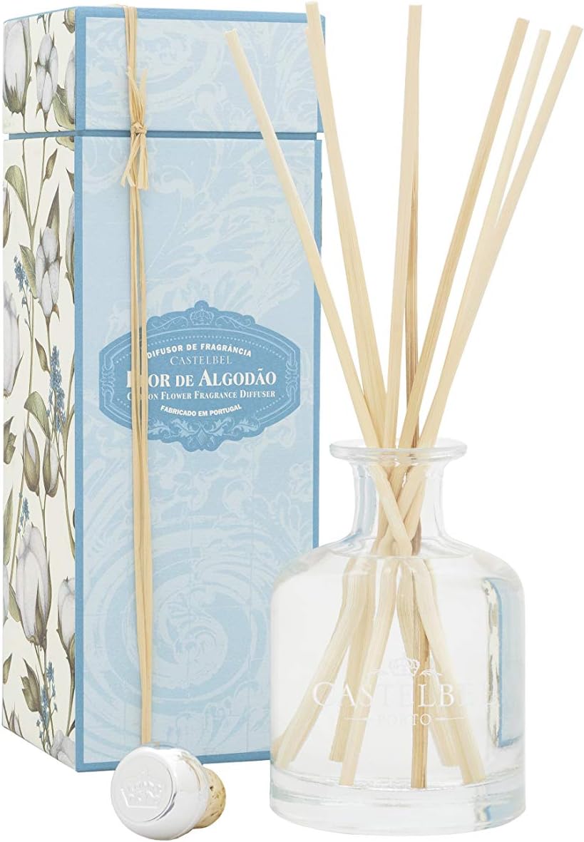 Castelbel Cotton Flower Reed Diffuser 250 ml Floral Fragrance