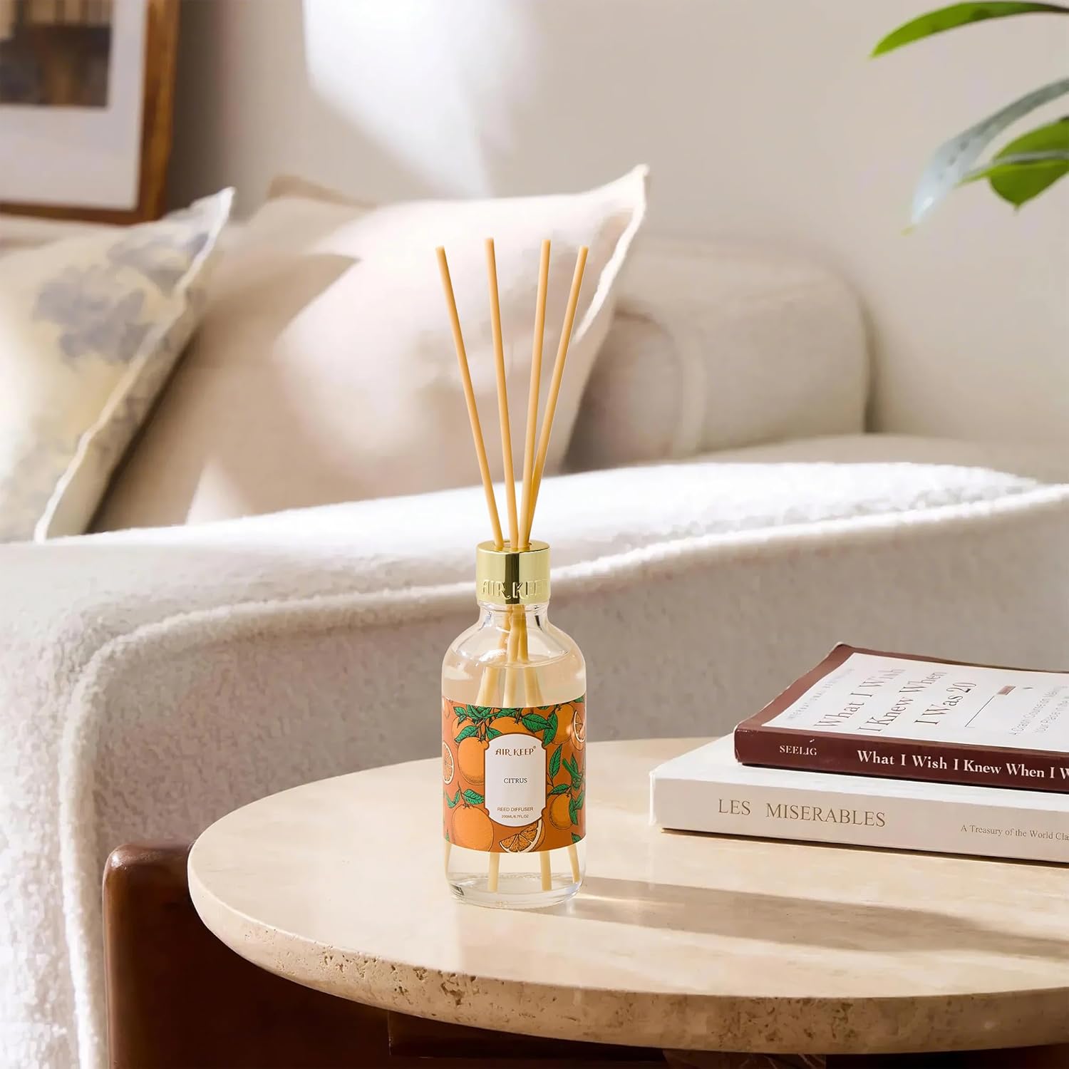 Airkeep Citrus Reed Diffuser Oil Set with Sticks 200ml