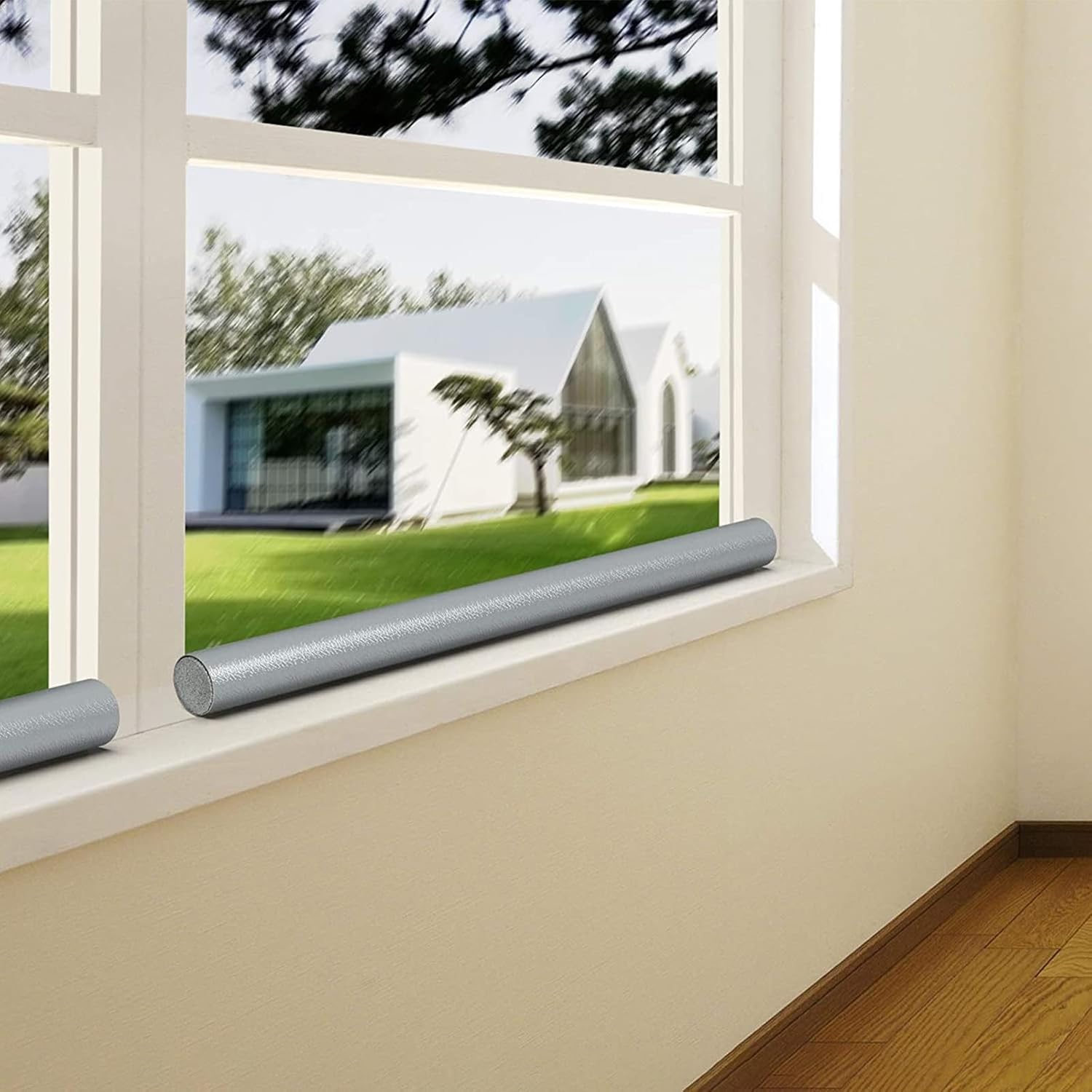 Twin Door Draft Stoppers 2 Pack Energy Saving Door Seal