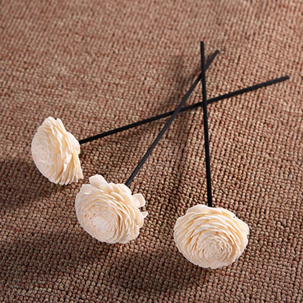 PRETYZOOM 3PCS Dried Flower Diffuser Sticks for Home Fragrance