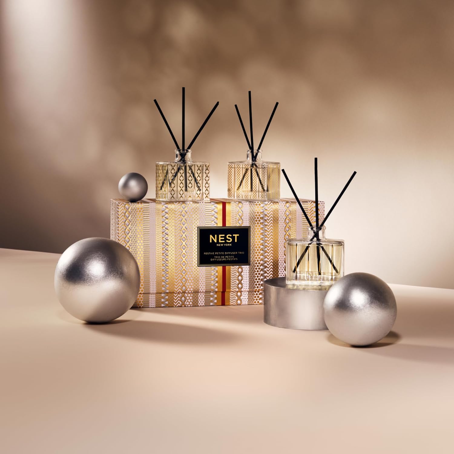 NEST New York Festive Petite Diffuser Trio 13 Fl Oz