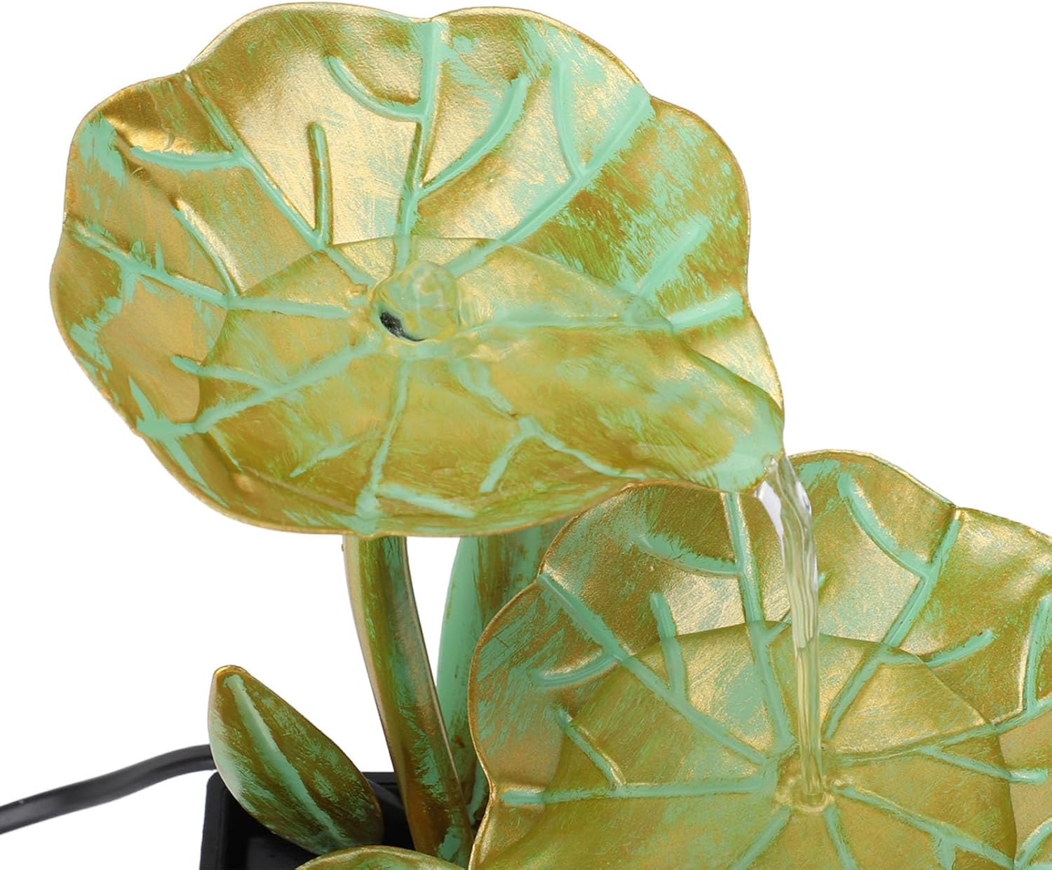 Zen Water Fountain Desk Fountain with USB Decor and LED Lighting