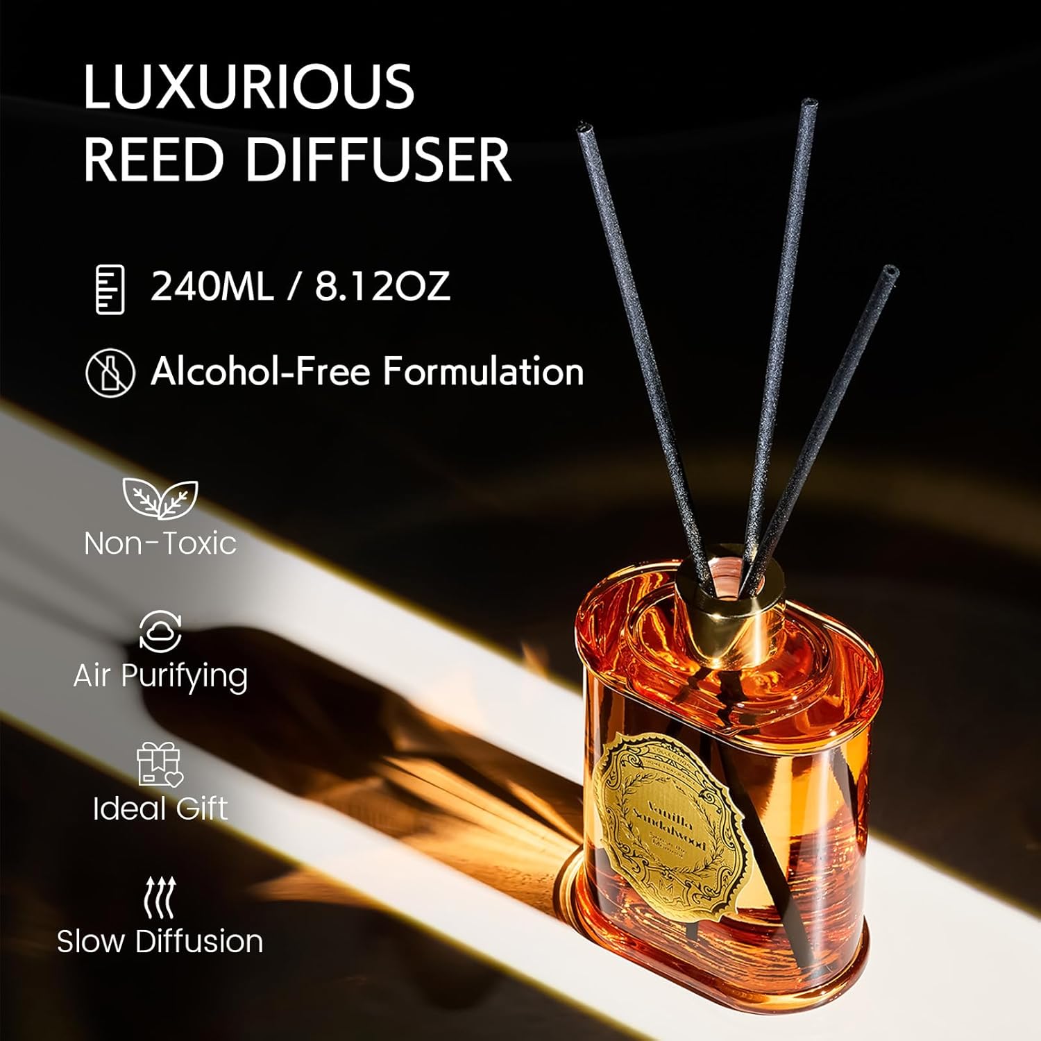 MSENSE 84 Oz Large Reed Diffuser Set 1