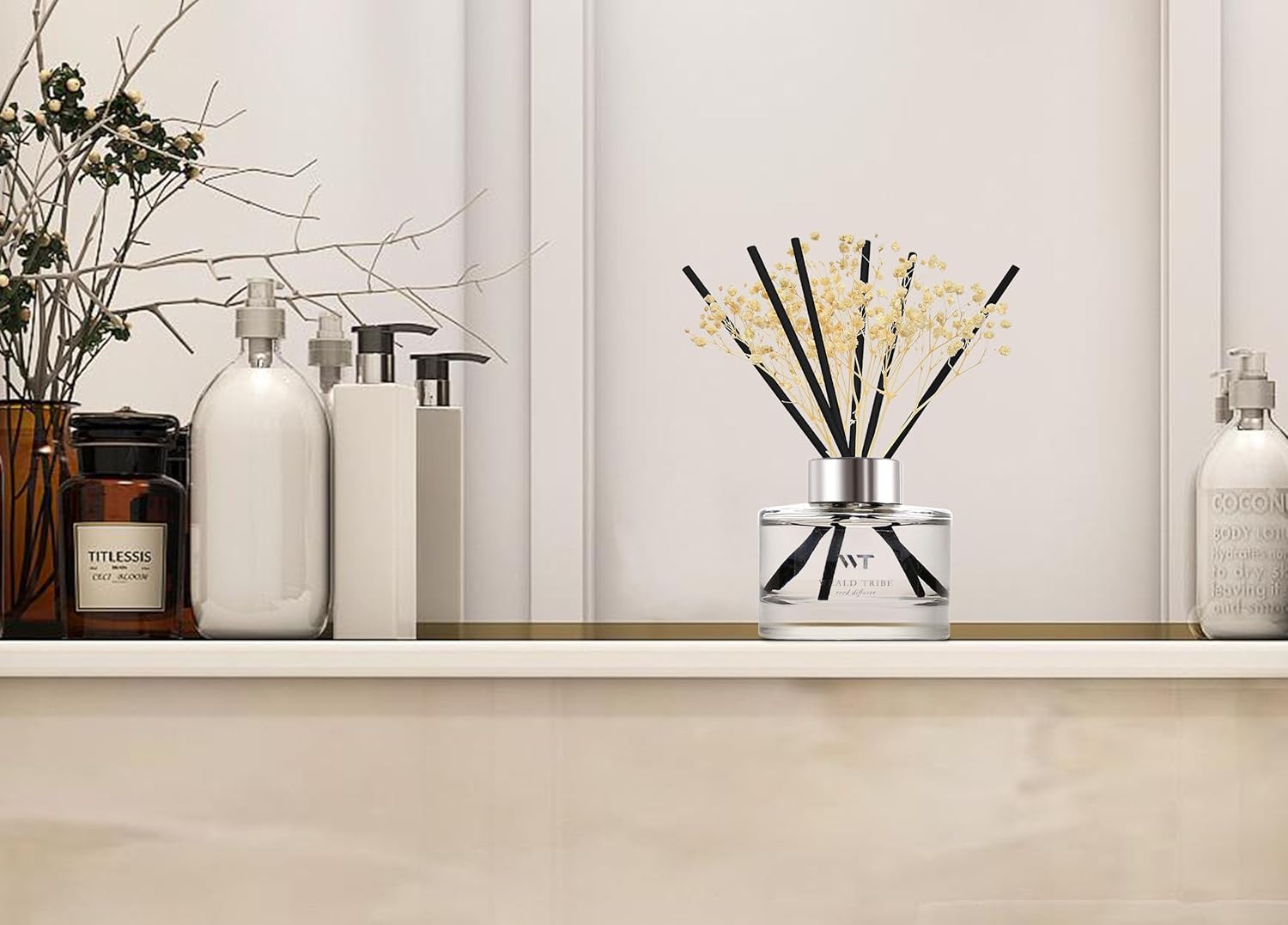 WEALD TRIBE Fresh Linen Reed Diffuser Set