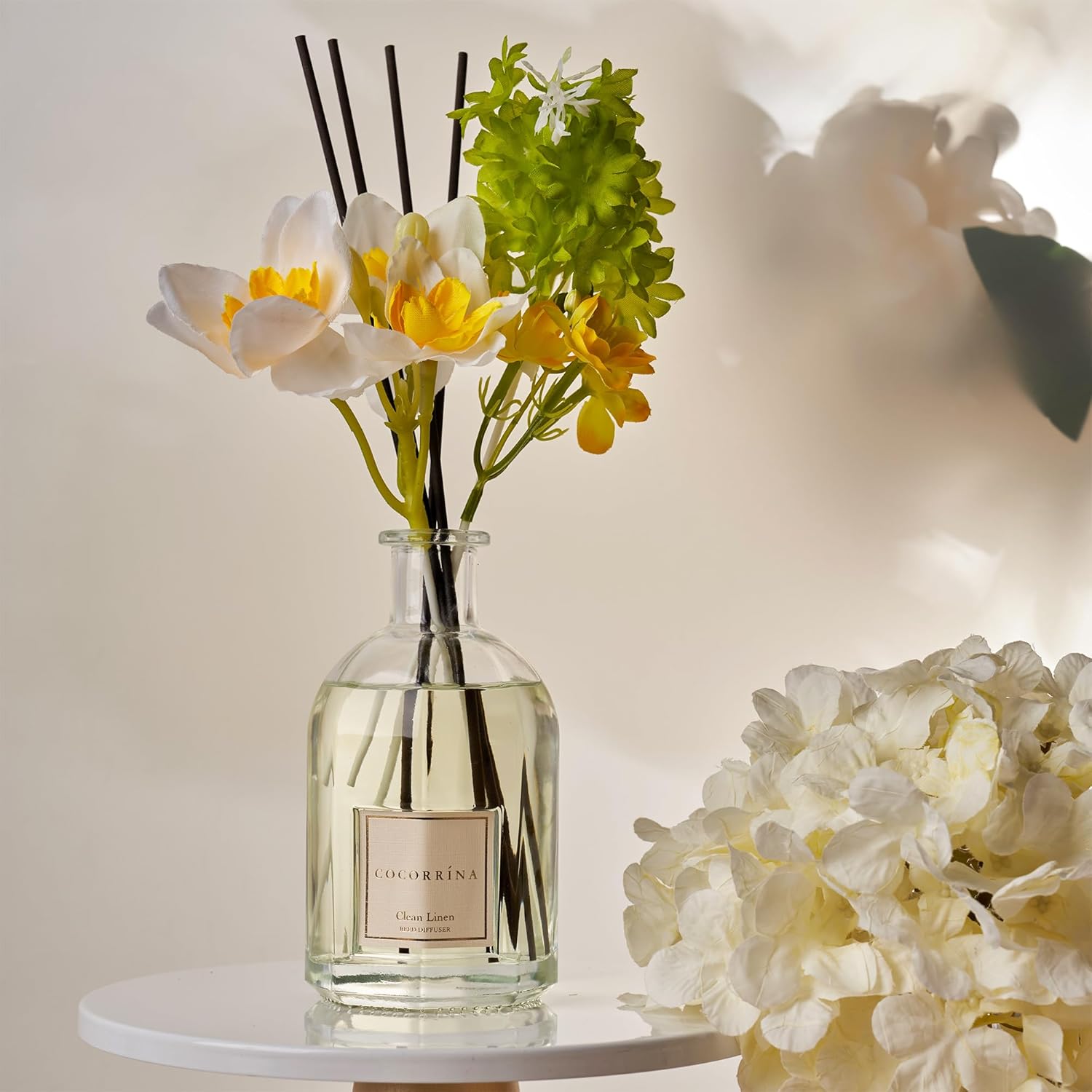 COCORRINA Reed Diffuser Clean Linen 85 Floz