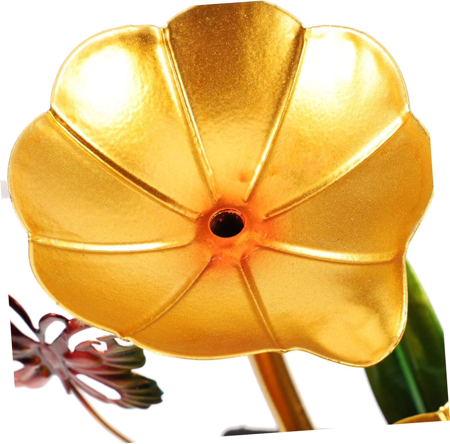 Cabilock Tabletop Water Fountain Lotus Leaf Design USB Powered Indoor Decor Ornament for Home Office