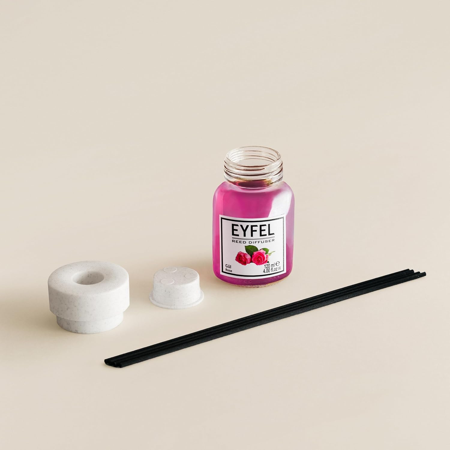 EYFEL Rose Reed Diffuser Set 405 Fl Oz