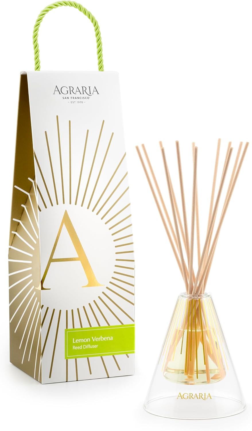 Agraria Lemon Verbena Reed Diffuser Set