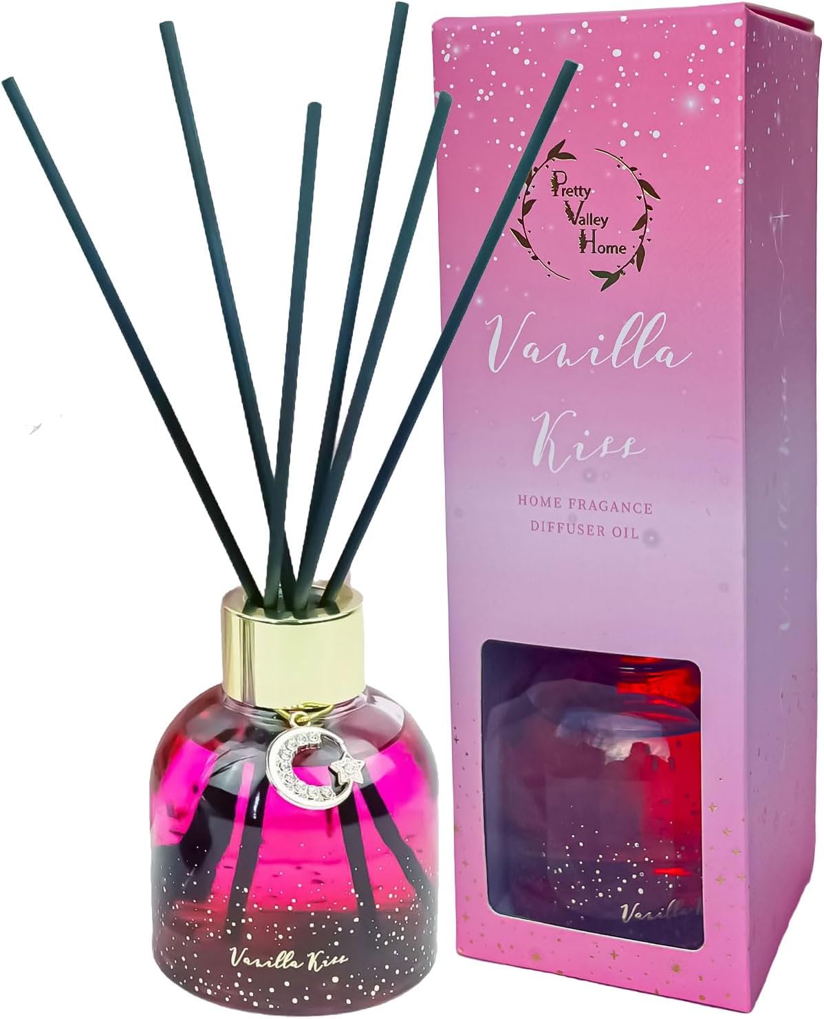 Pretty Valley Home Reed Diffuser Set - Vanilla Kiss 80Ml Gift Box