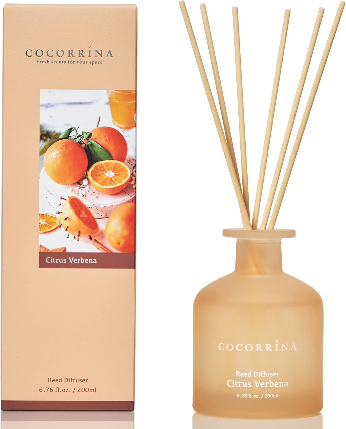 Cocorrna Citrus Verbena Reed Diffuser 676oz Set