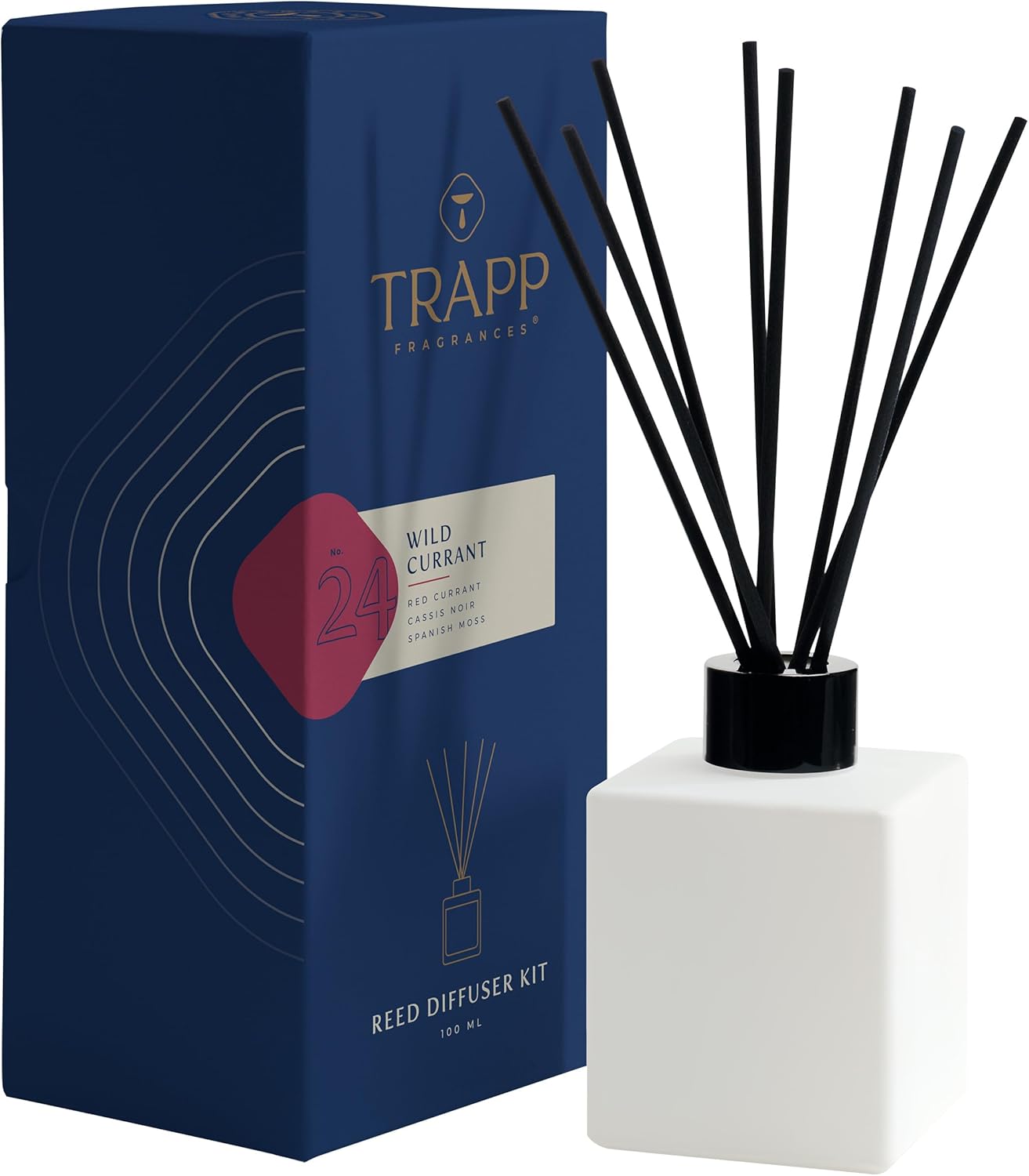 Trapp No 24 Wild Currant Reed Diffuser Kit