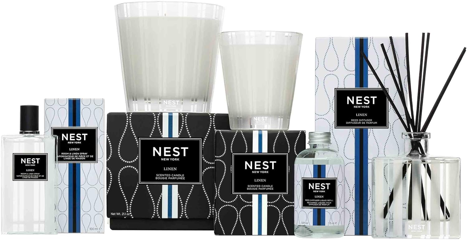 NEST08LN002 Linen Reed Diffuser 59 Fl Oz