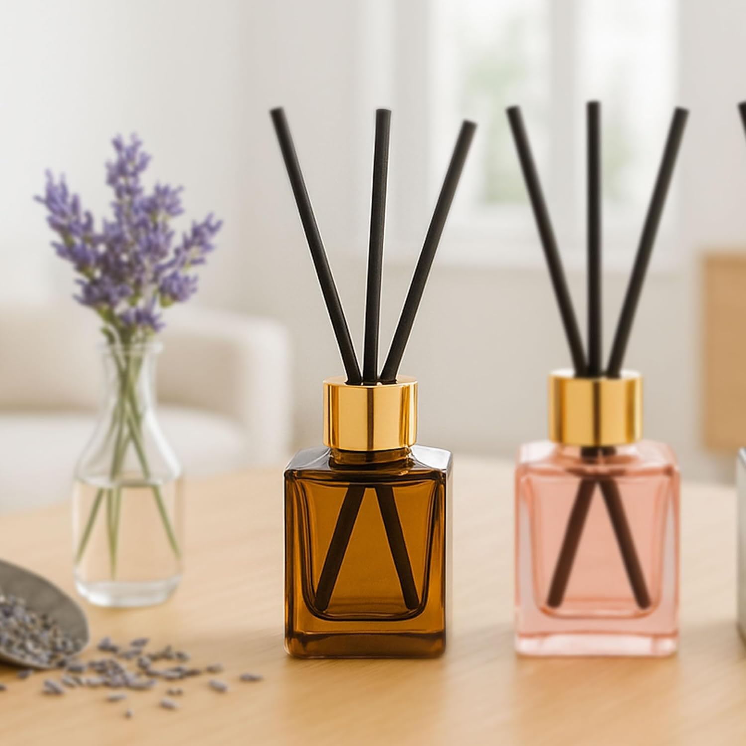Paddywax Botanica Reed Diffuser in Amber Glass Bottle