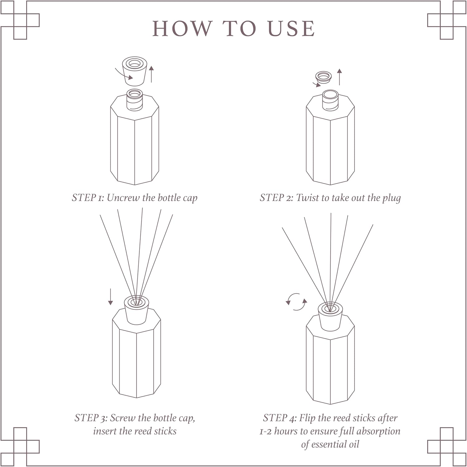 Aeviva Gardenia Reed Diffuser Set - 676 Fl Oz Luxury Aroma