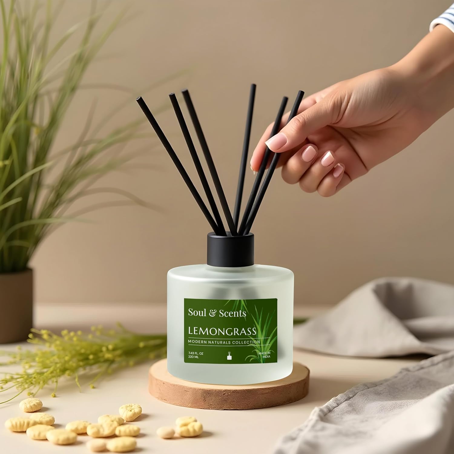 Soul Scents Jasmine Reed Diffuser Set