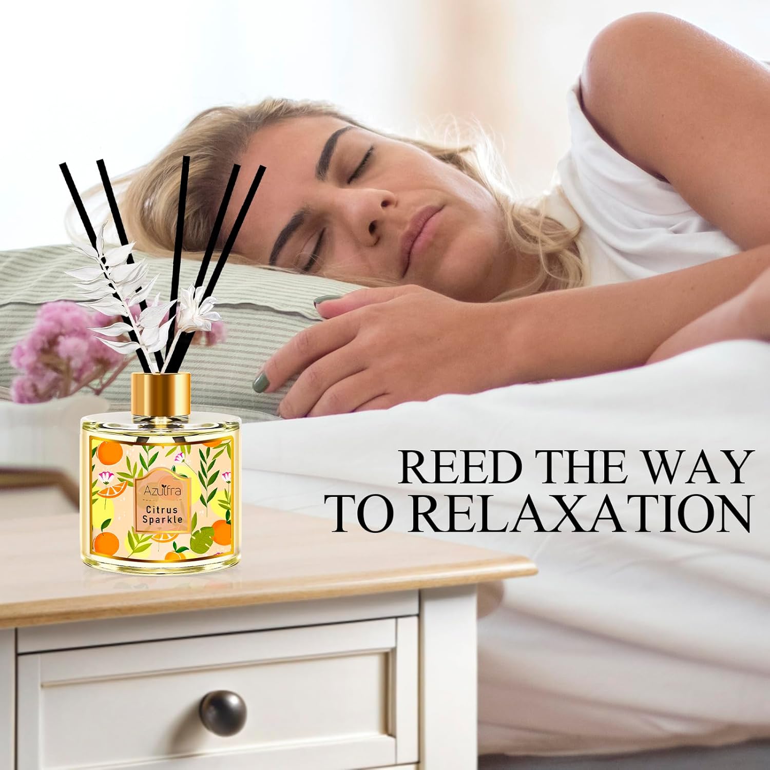 Citrus Scented Reed Diffuser Set 67oz