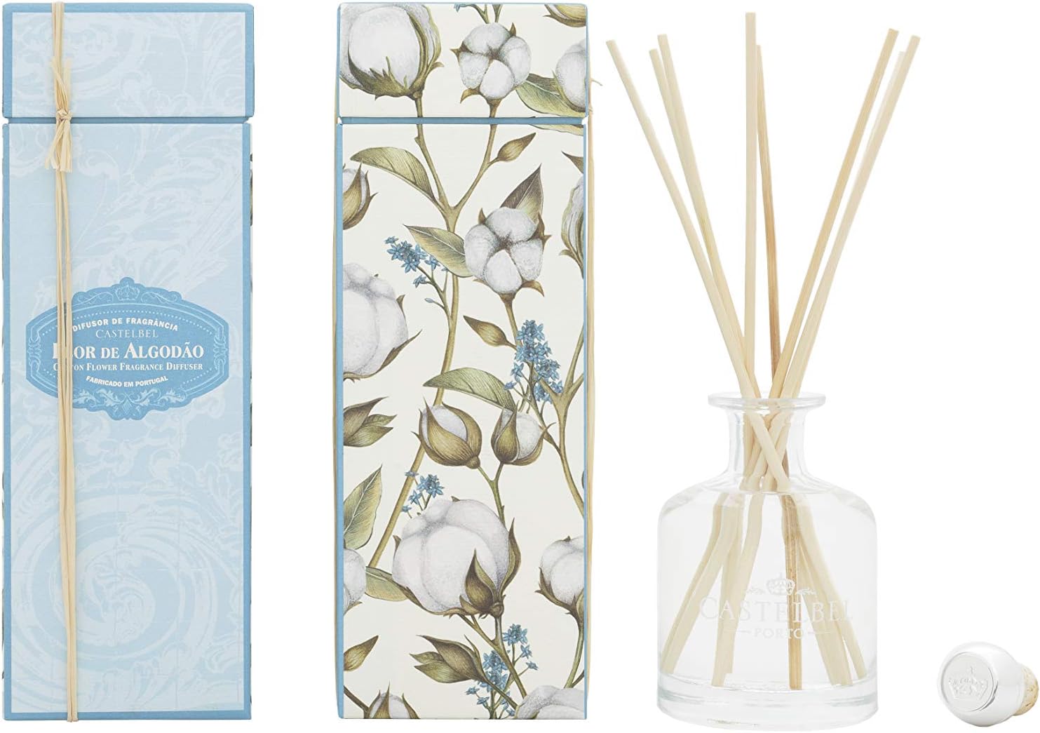 Castelbel Cotton Flower Reed Diffuser 250 ml Floral Fragrance