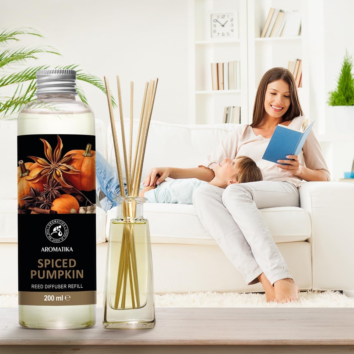 Spicy Pumpkin Refill Reed Diffuser 68 Fl Oz