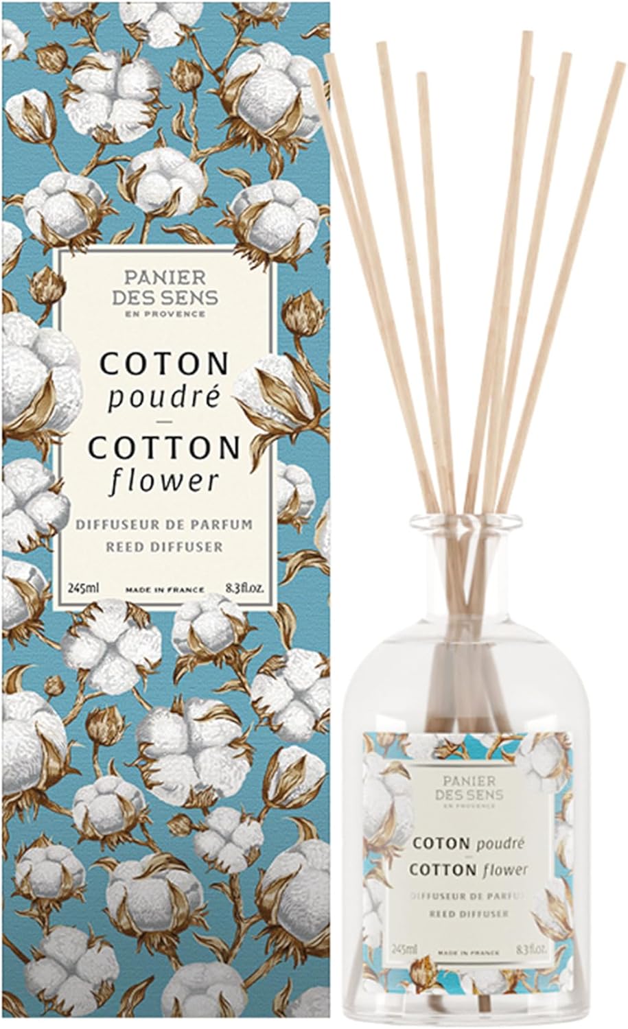 Panier des Sens Cotton Flower Reed Diffuser 81 Fl Oz