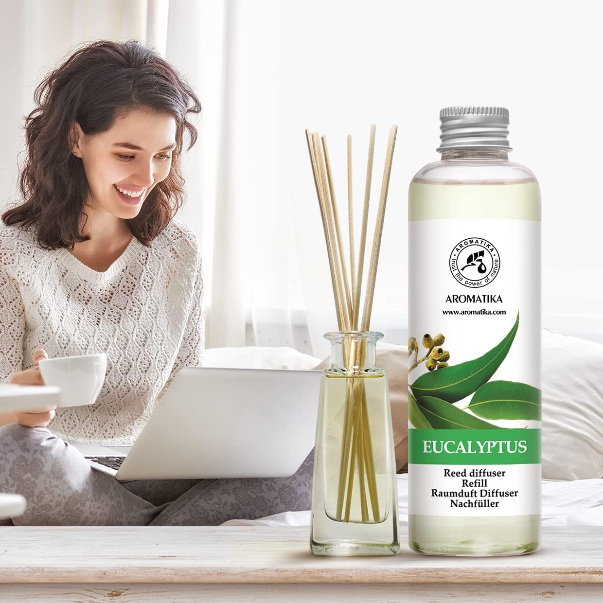 Eucalyptus Peppermint Reed Diffuser Refill 68 Fl Oz