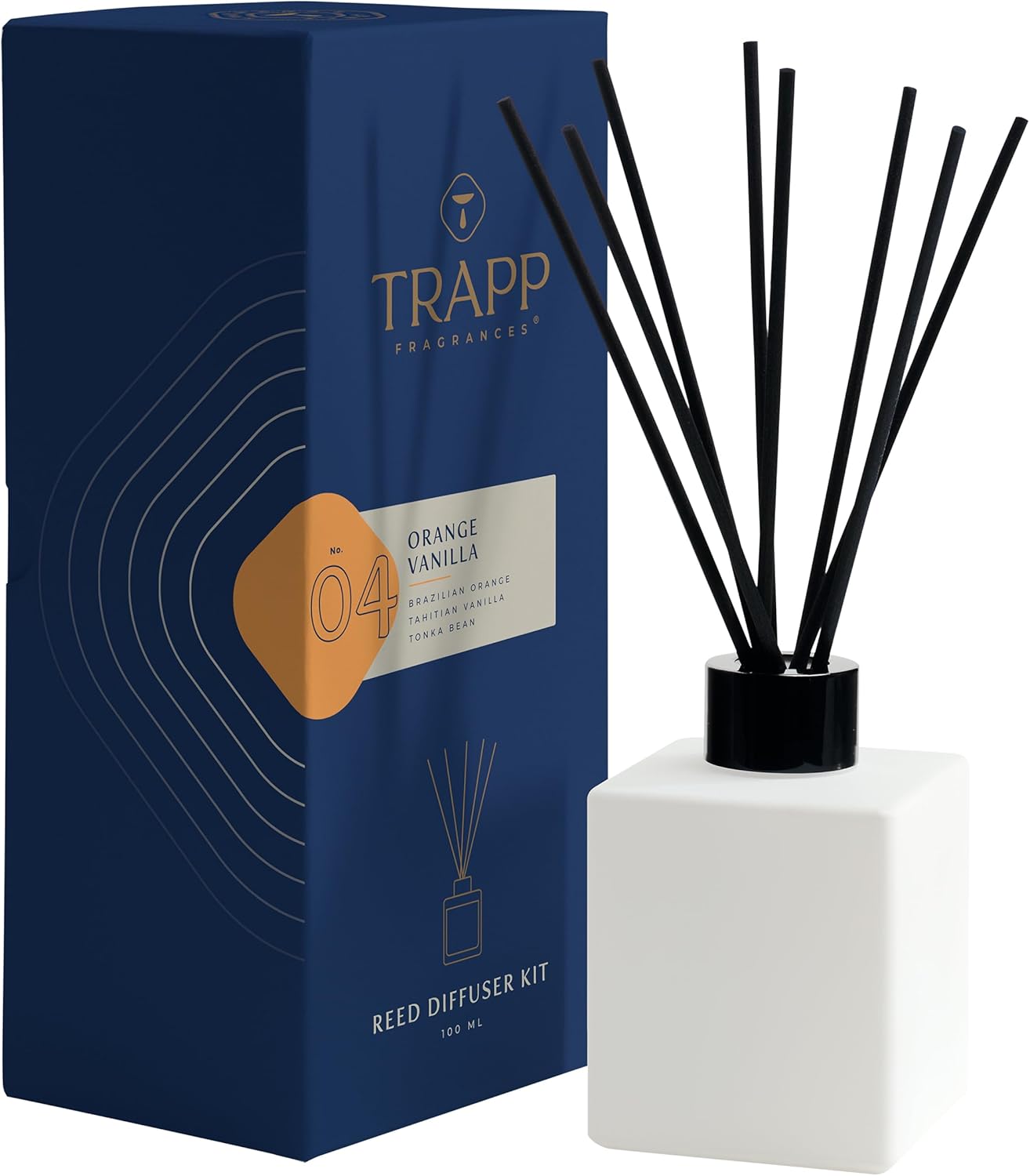 Trapp No 04 Orange Vanilla Reed Diffuser Kit