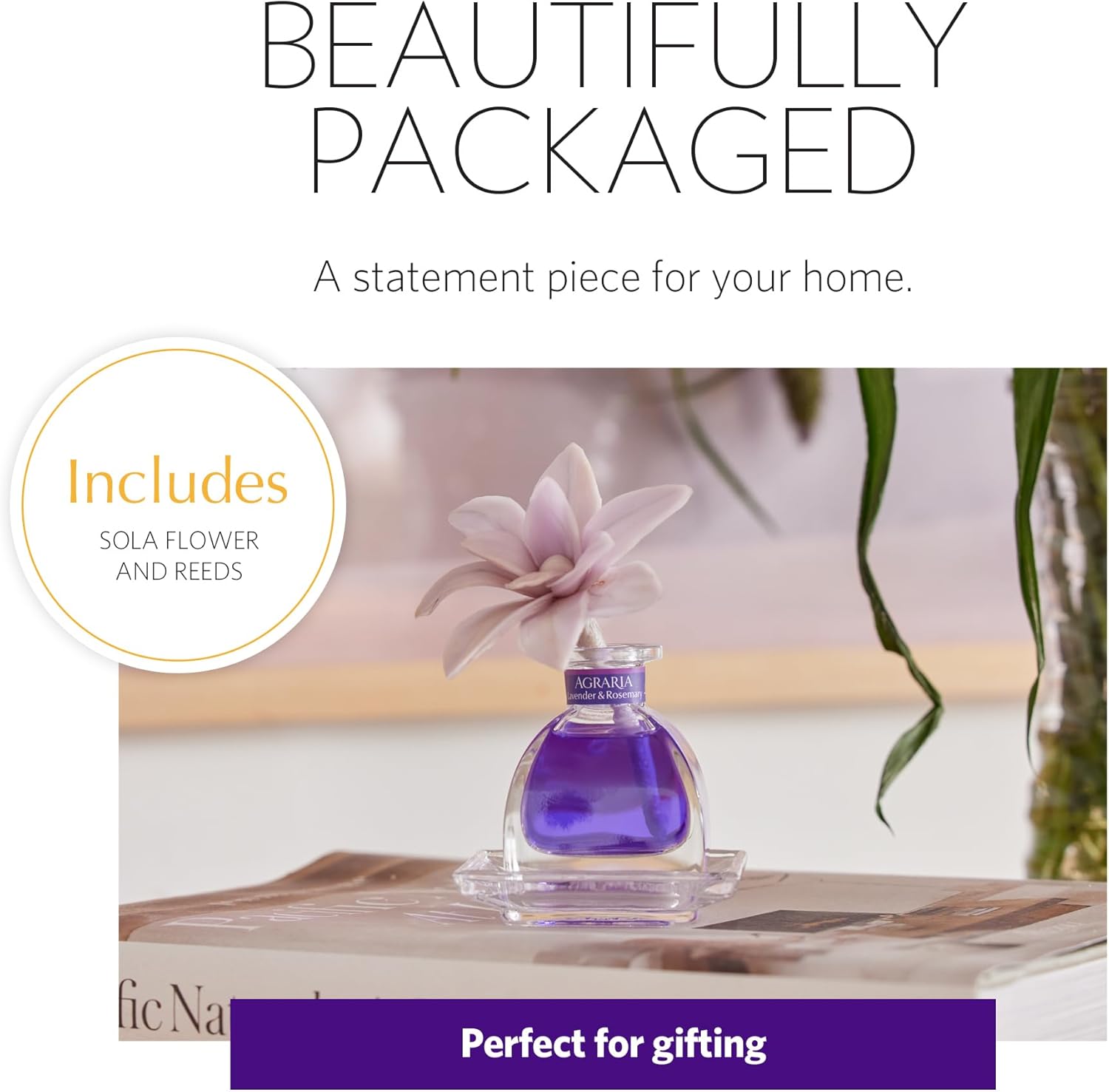 AGRARIA PetiteEssence Reed Diffuser Set