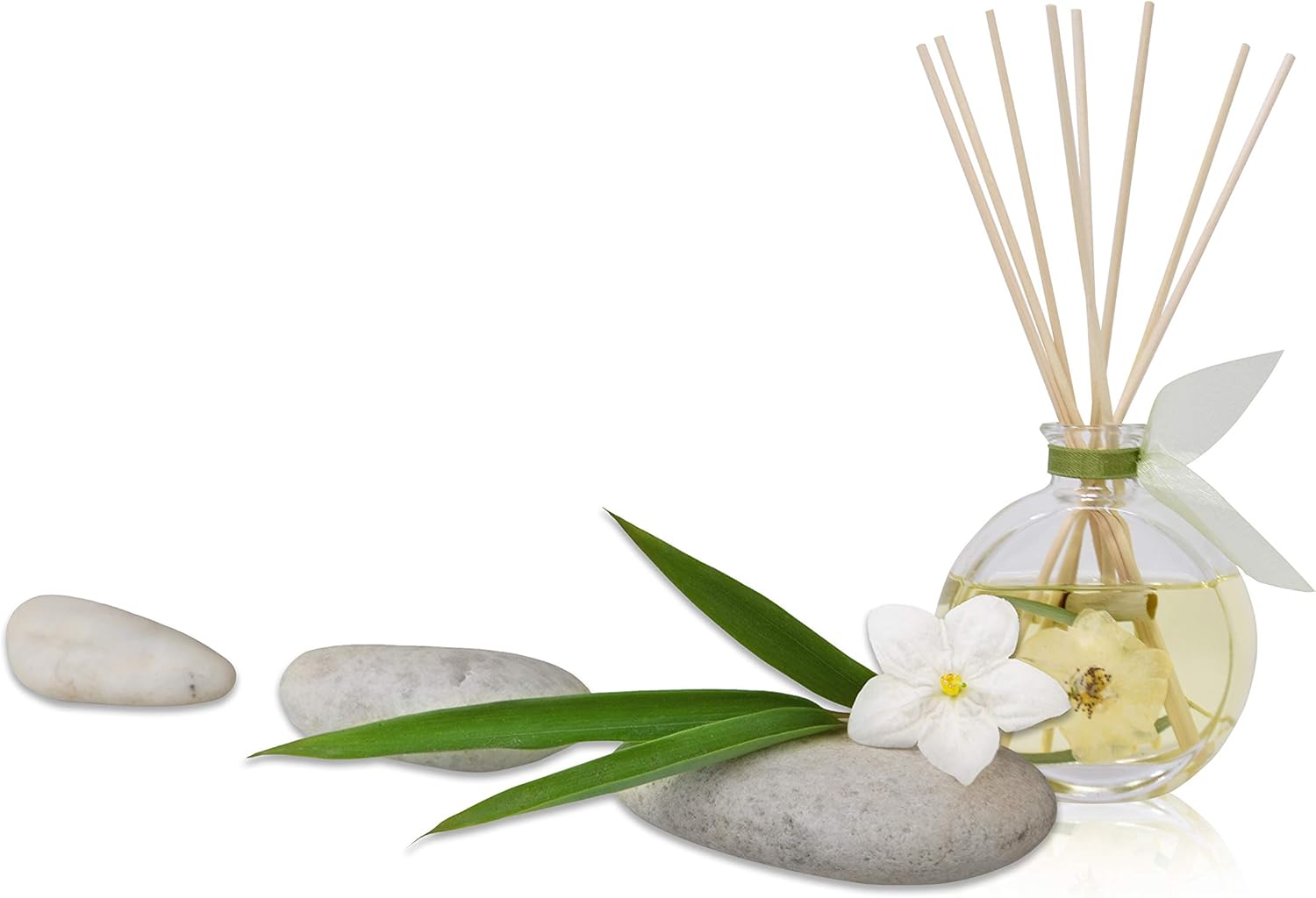 LOVSPA Bamboo Jasmine Reed Diffuser Set