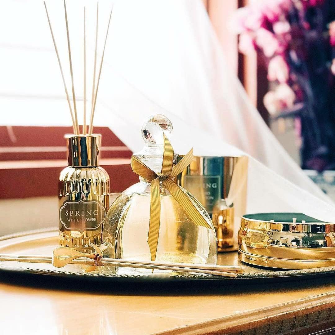 Spring Fragrance Reed Diffuser Set 61 Oz White Flower Aromatics