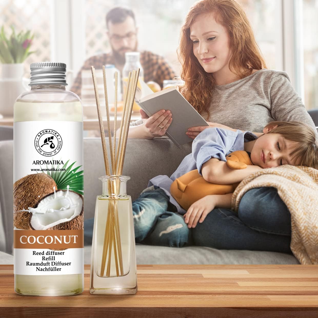 Coconut Scented Reed Diffuser Refill 68 Fl Oz