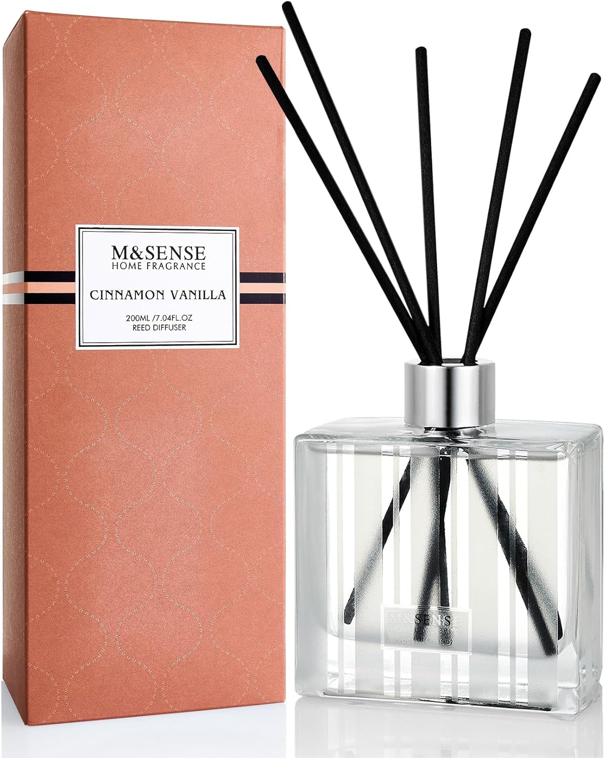MSENSE Cinnamon Vanilla Reed Diffuser Set