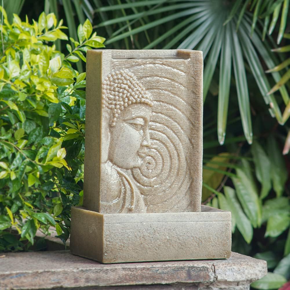 Indoor Buddha Water Fountain with LED Light
