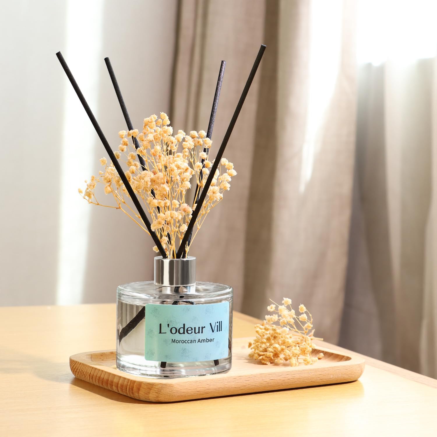 Lodeur Vill Reed Diffuser Set Moroccan Amber