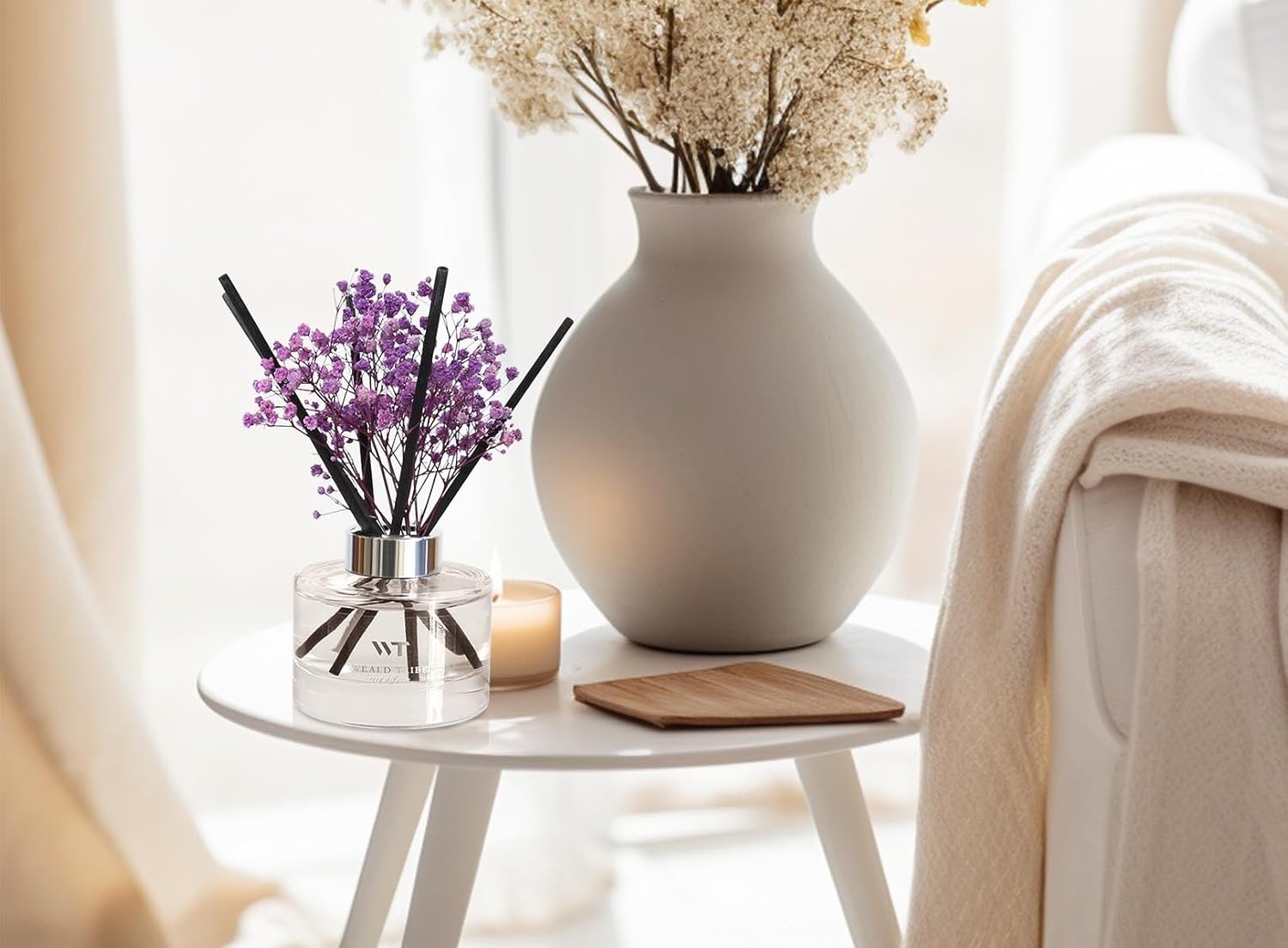 WEALD TRIBE Flower Reed Diffuser Set Lavender