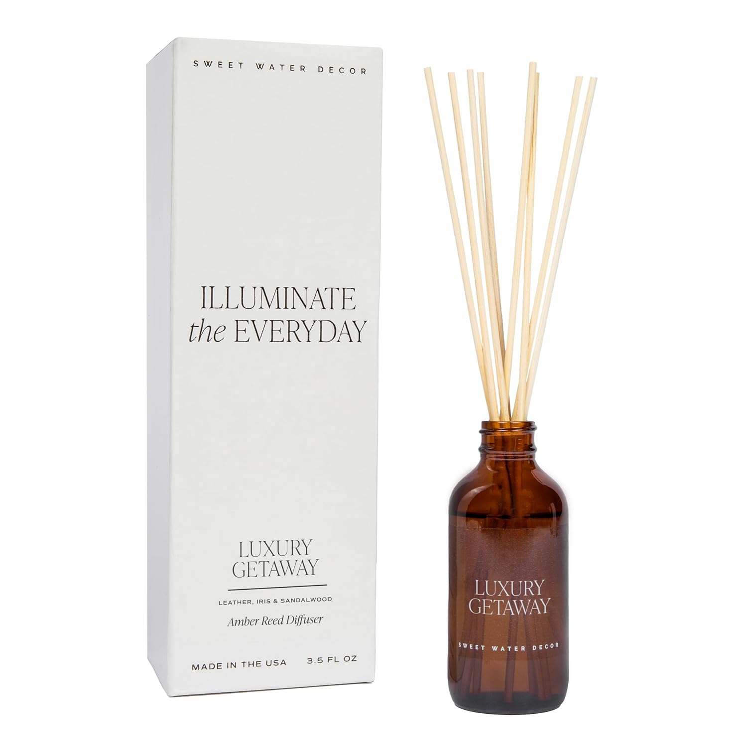 Sweet Water Decor Luxury Getaway Reed Diffuser Set