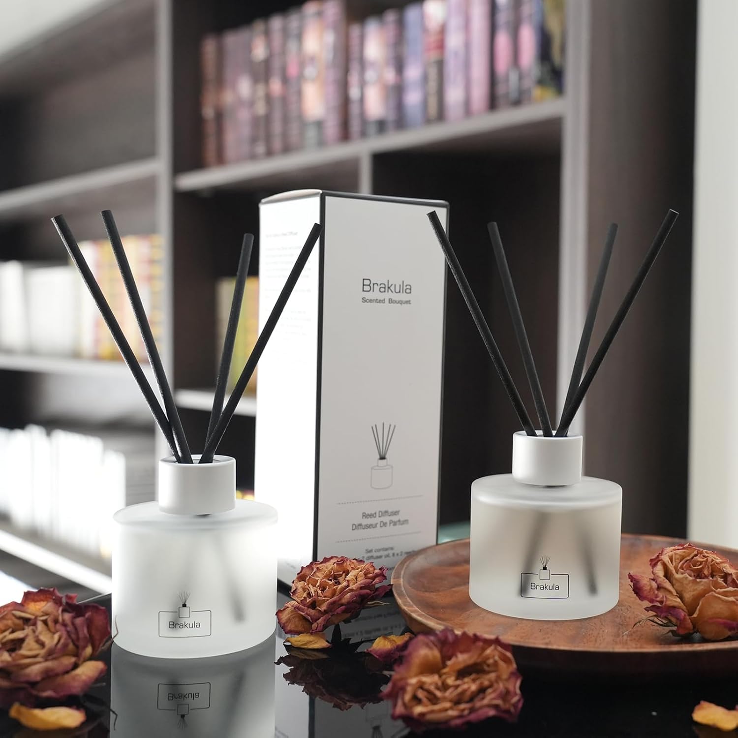 Brakula Reed Diffuser Set - Eucalyptus Mint Scented