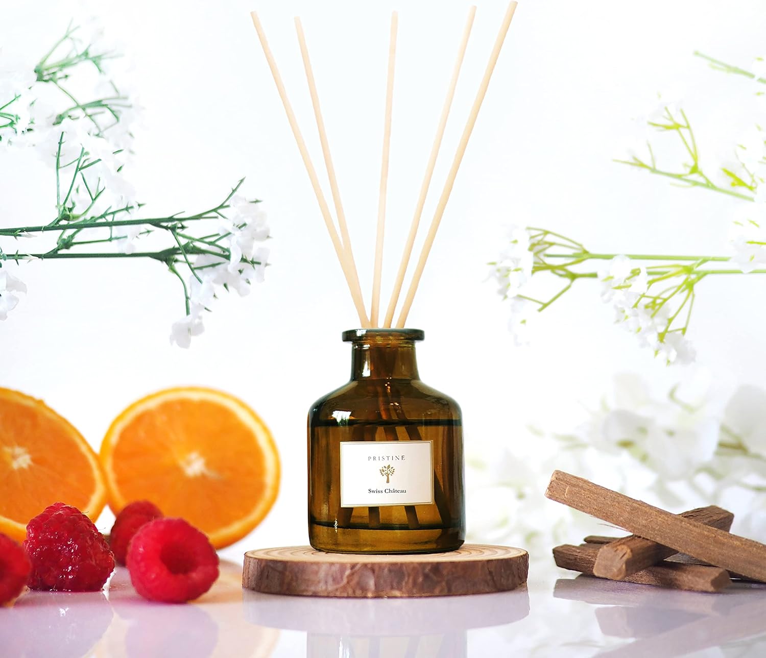 Pristine Fresh Cut Rose Reed Diffuser Set