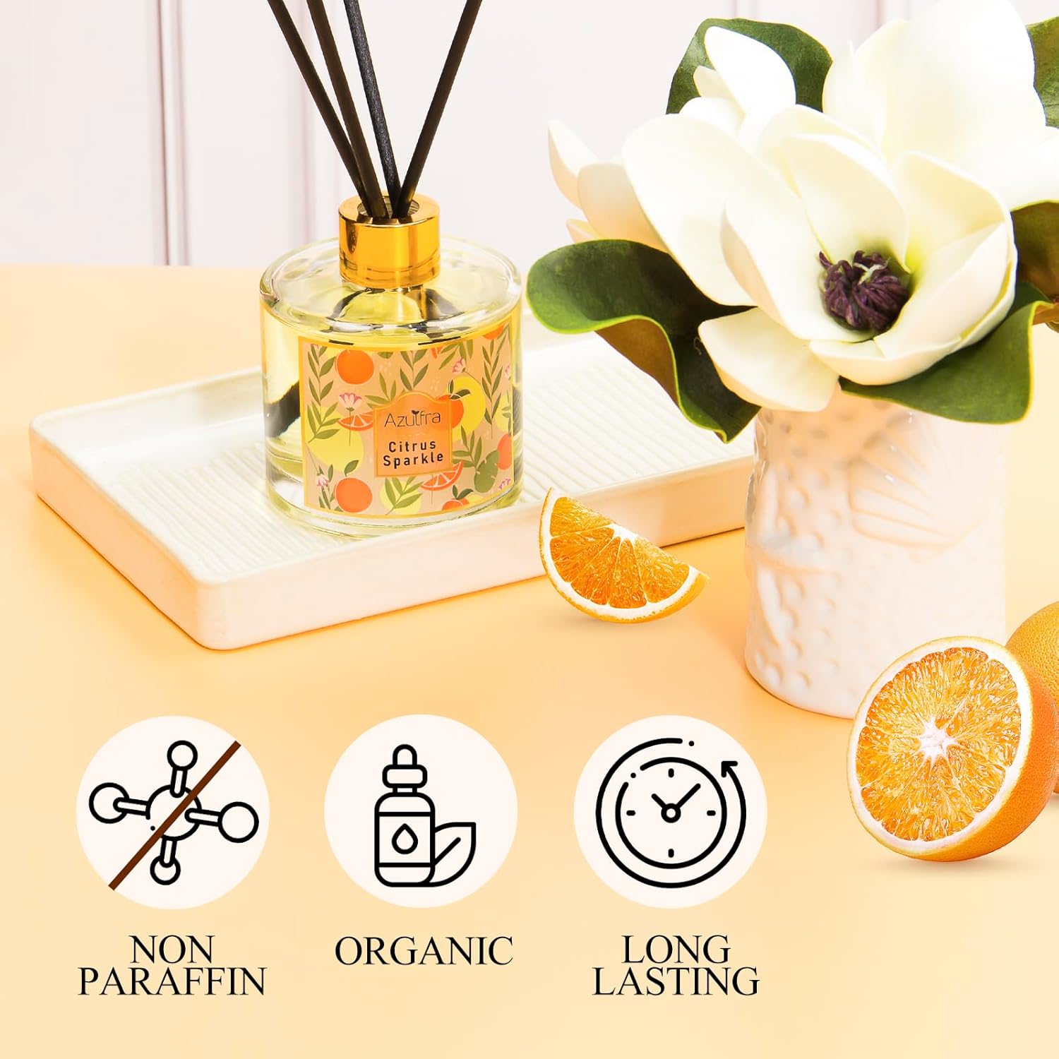 Citrus Scented Reed Diffuser Set 67oz