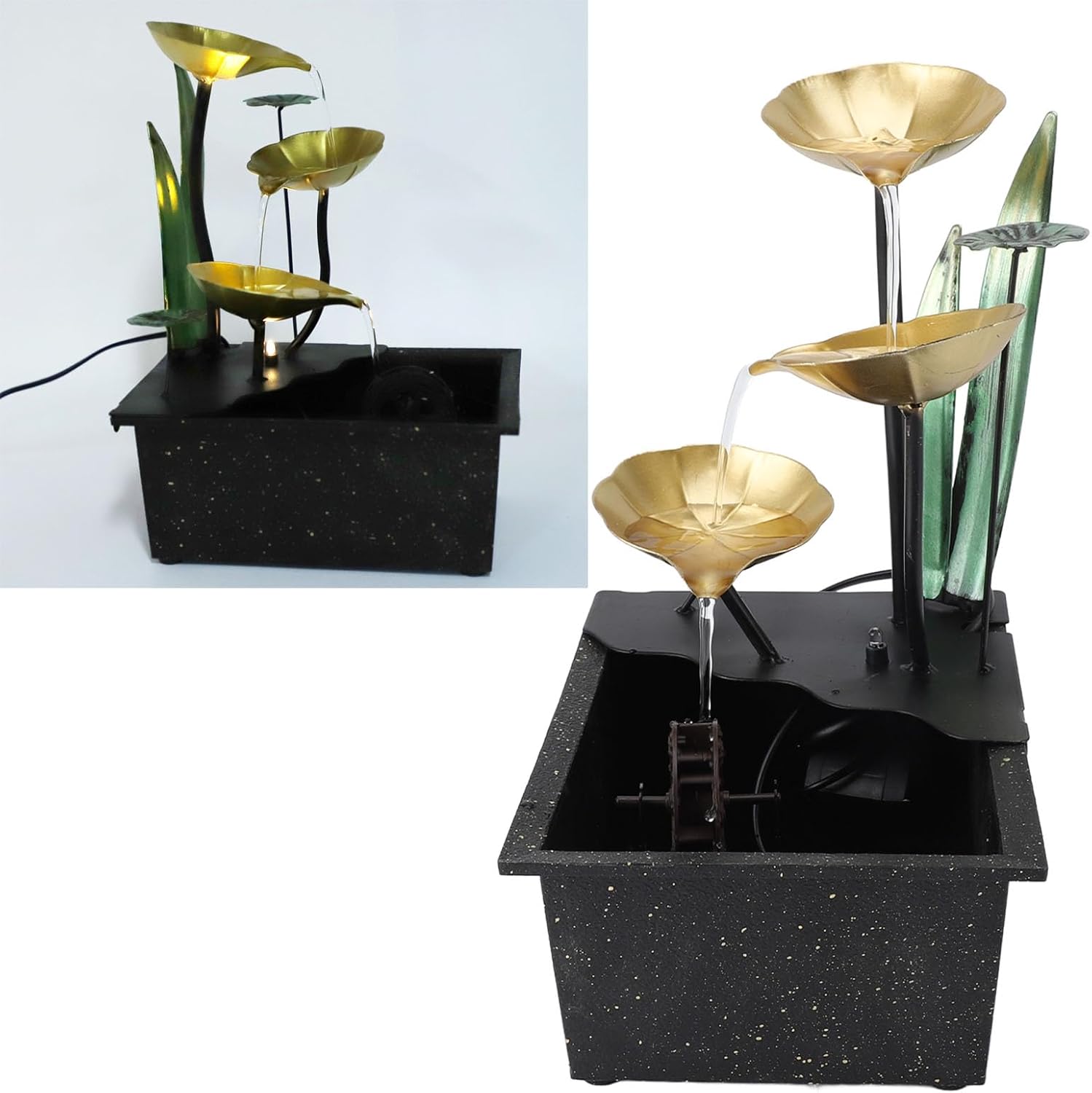 Locadence Tabletop Fountain with LED Light