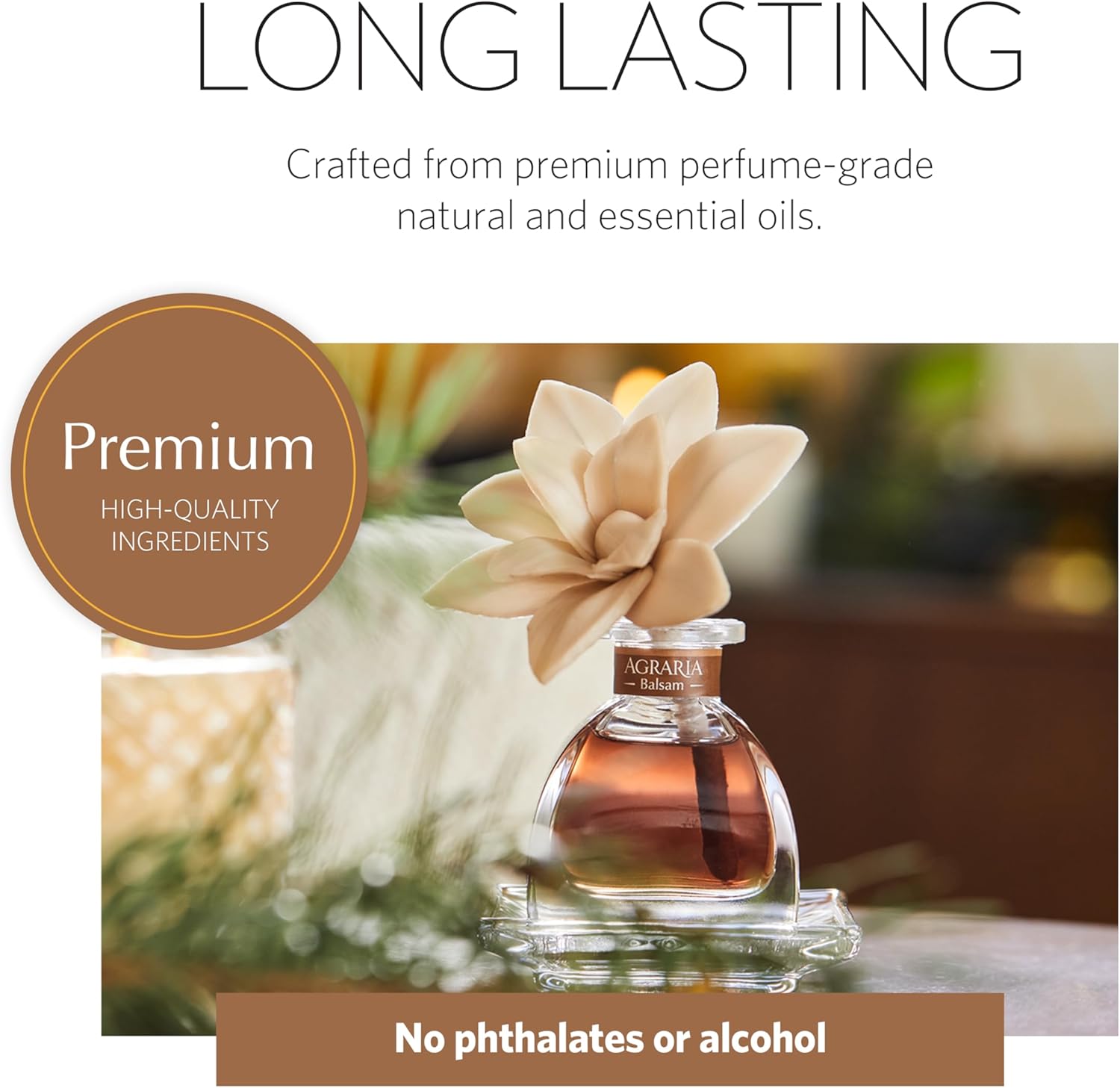 AGRARIA PetiteEssence Flower and Reed Diffuser Set 1