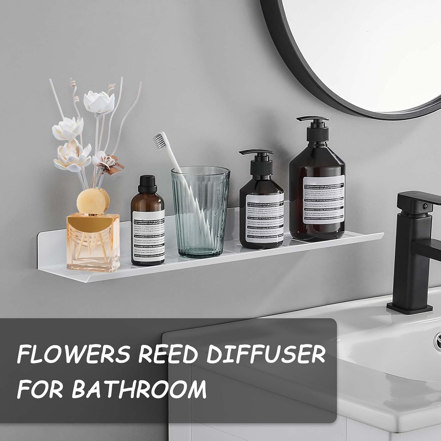 Oxmidud Flowers Reed Diffuser Sticks Set
