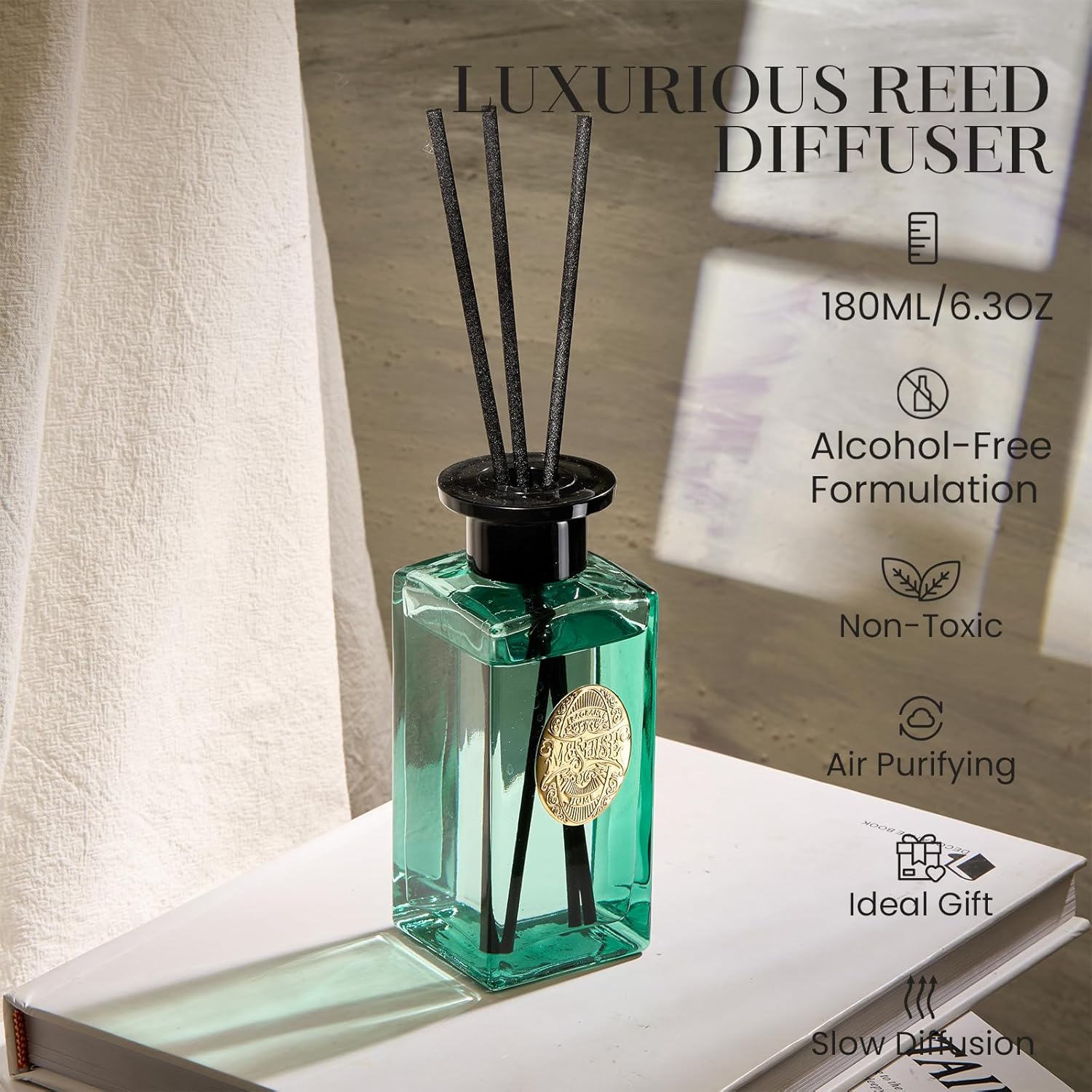 MSENSE 63 Oz Large Reed Diffuser Set