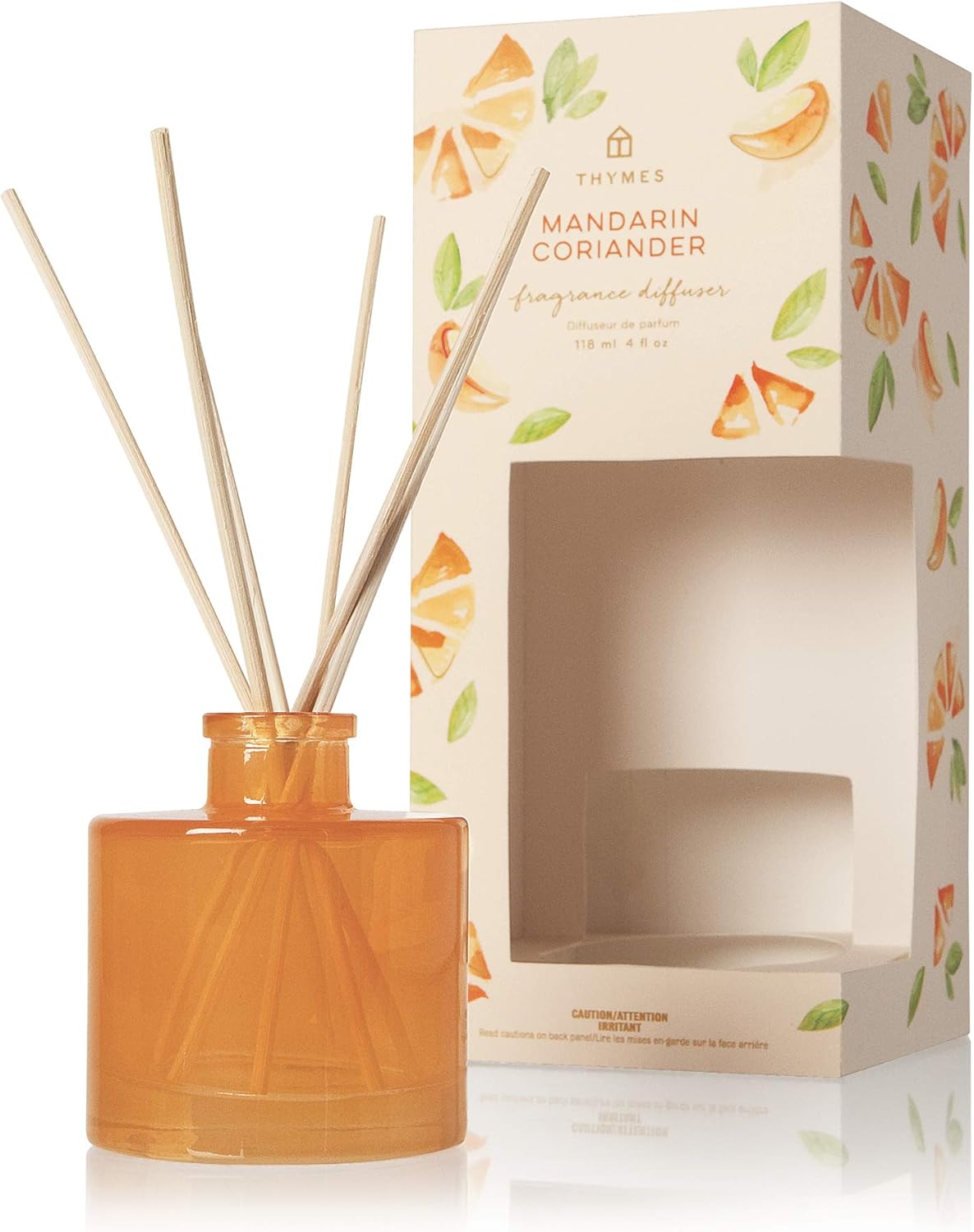 Thymes Petite Reed Diffuser 4 Fl Oz Mandarin Coriander