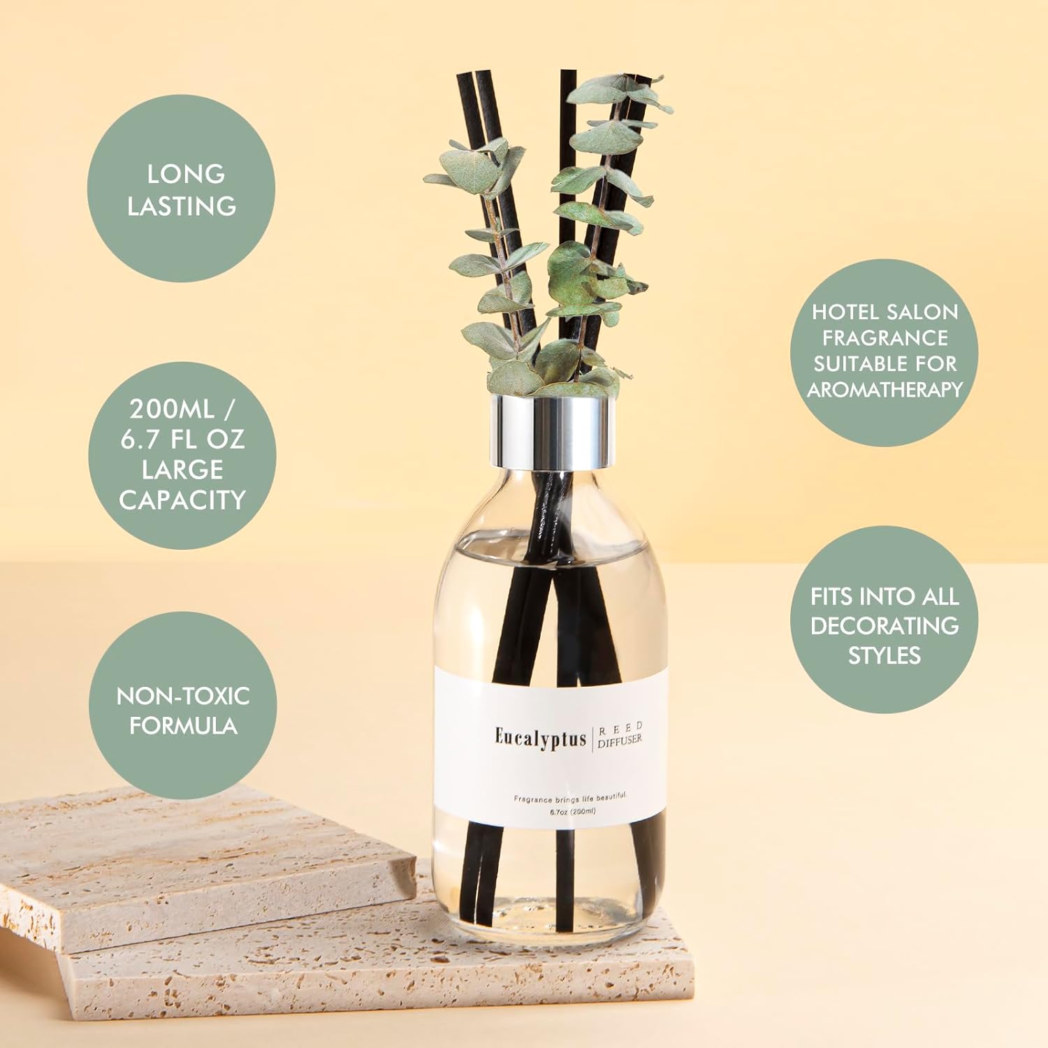 CLESH Eucalyptus Reed Diffuser Set