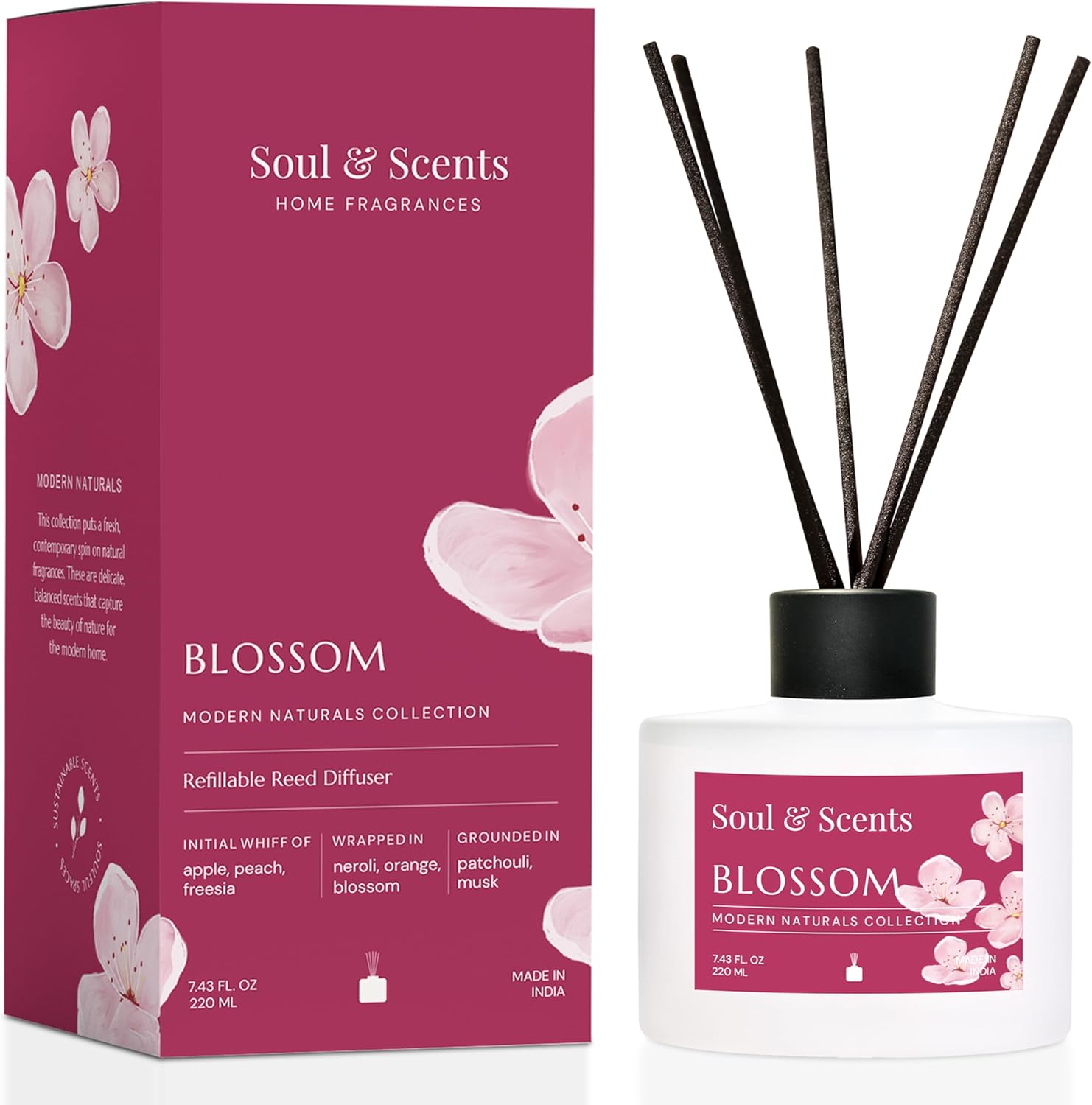 Soul Scents Blossom Reed Diffuser Set