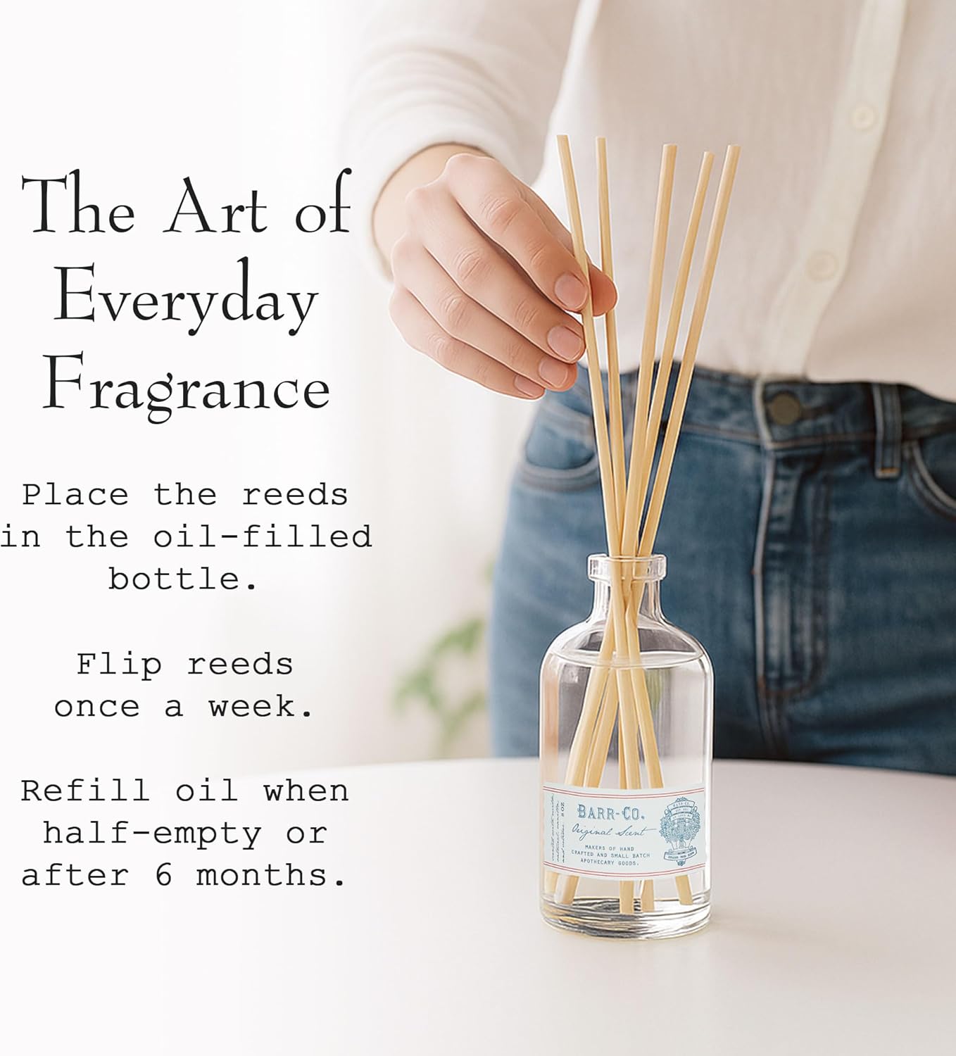 Barr-Co Original Scent Reed Diffuser Kit 8 Fl Oz