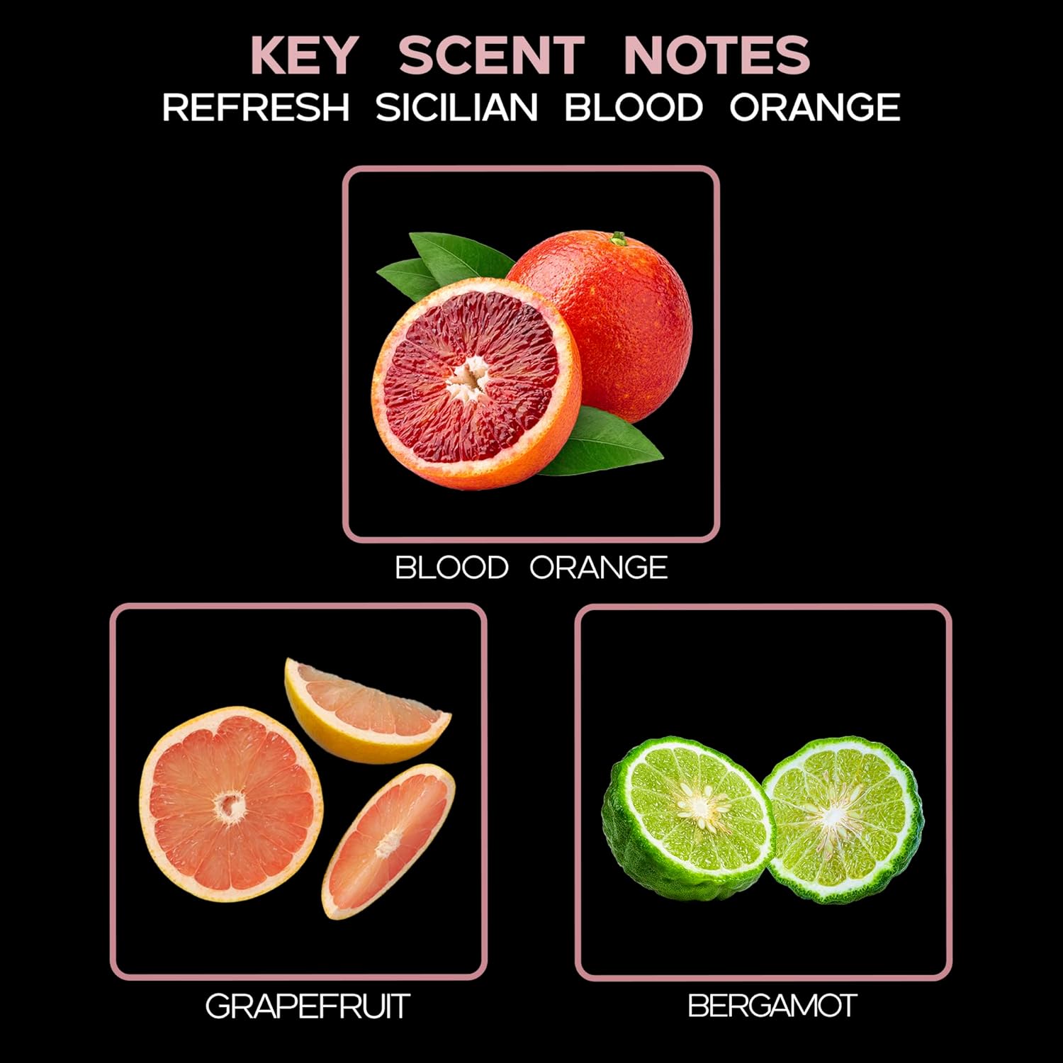 LOVSPA Refresh Blood Orange Citrus Reed Diffuser Set