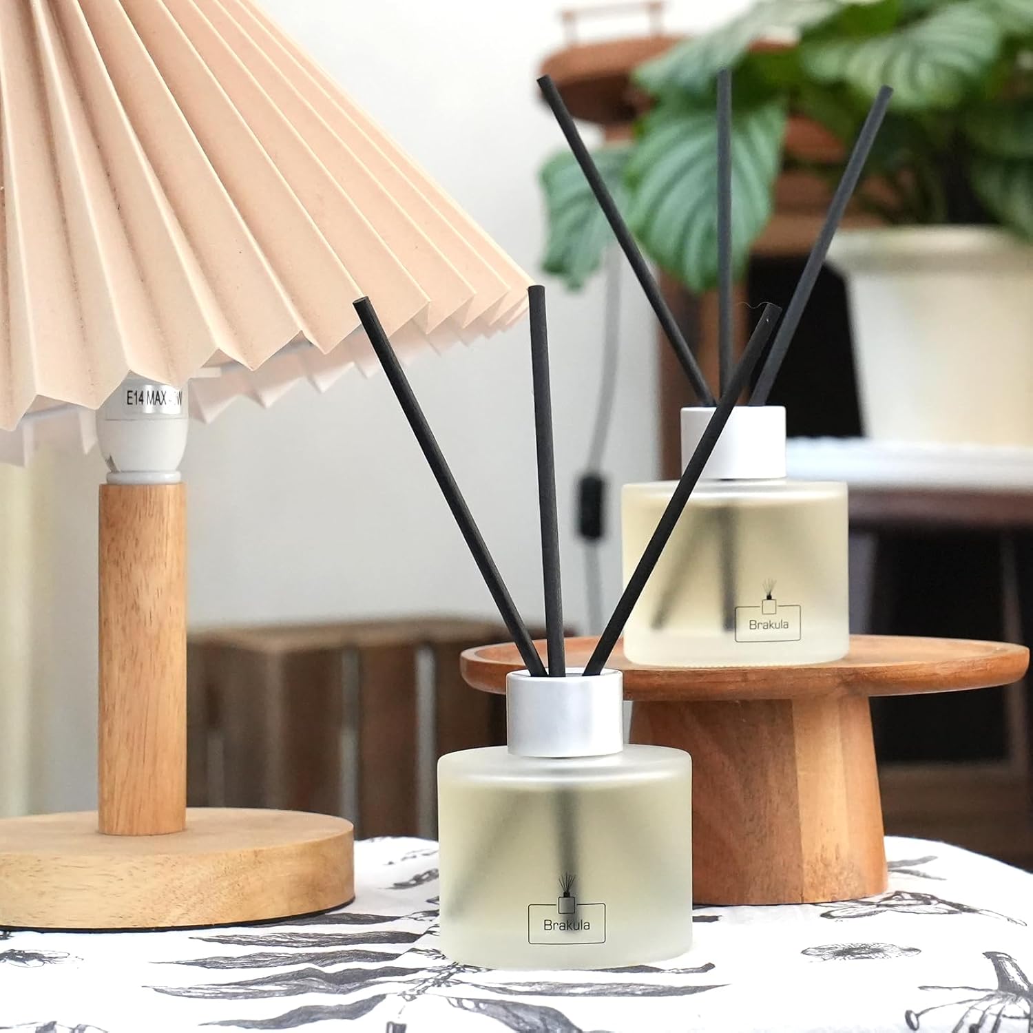Brakula 2 Pack Reed Diffuser Set - Lemon Verbena Fragrance