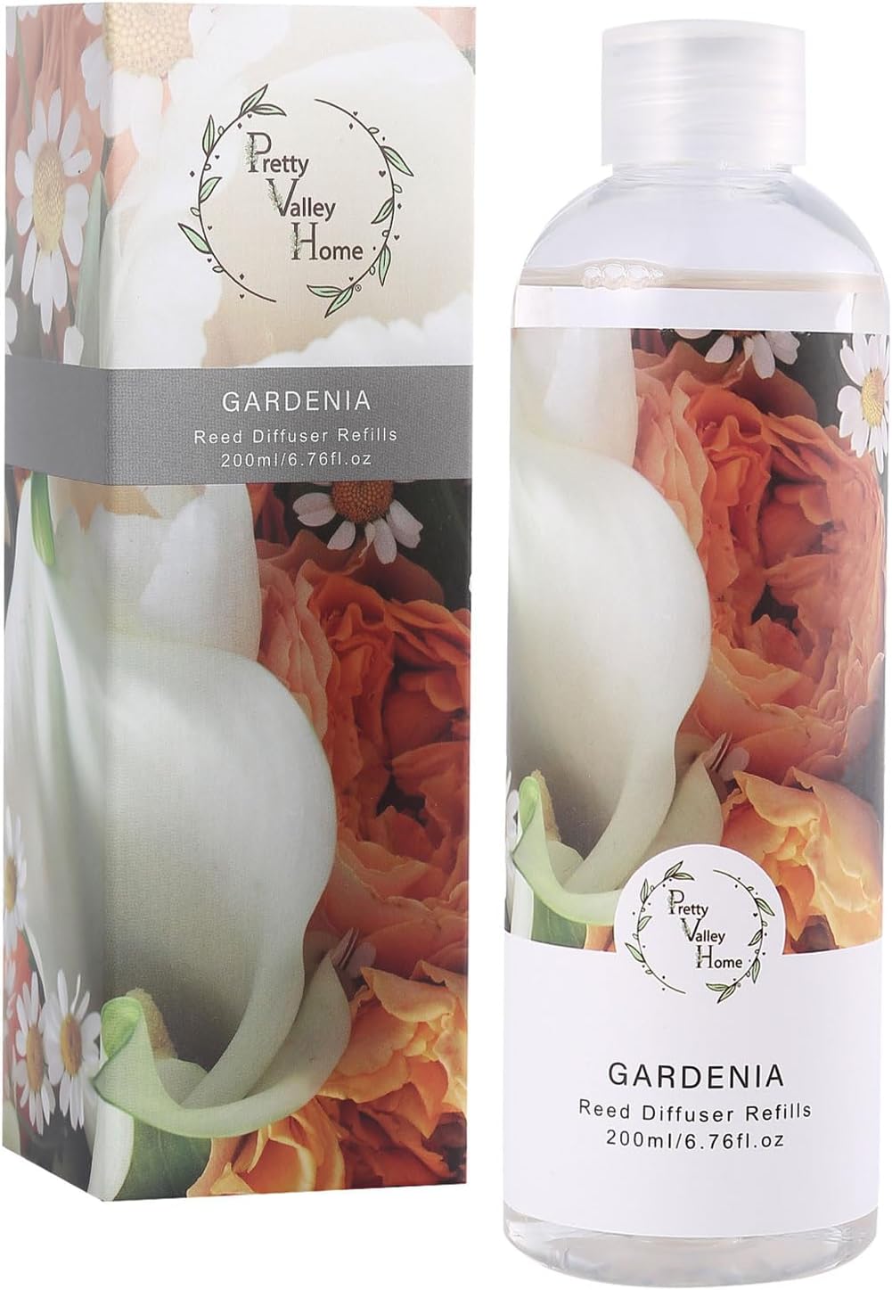 Pretty Valley Home Gardenia Reed Diffuser Refill