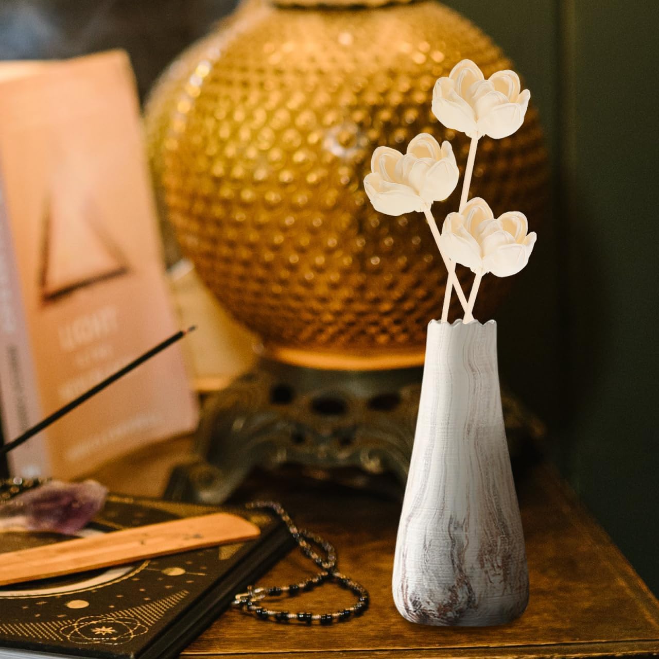 Natural Flower Diffuser Sticks Set 4pcs