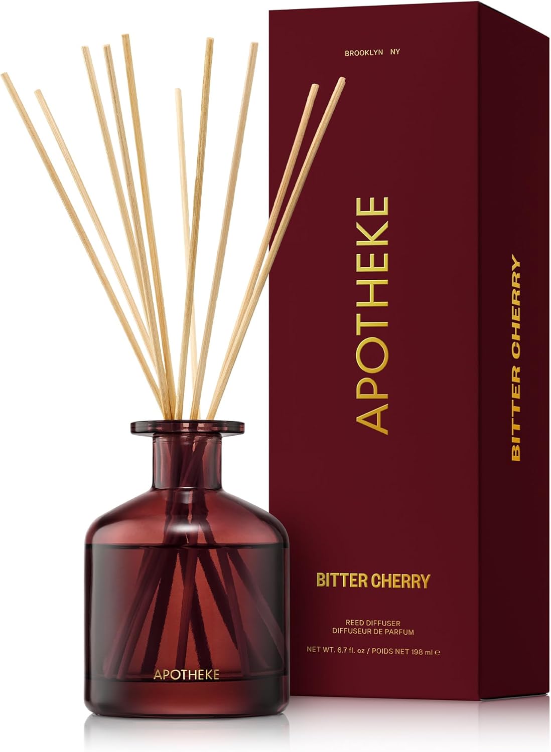 Apotheke Bitter Cherry Reed Diffuser Set